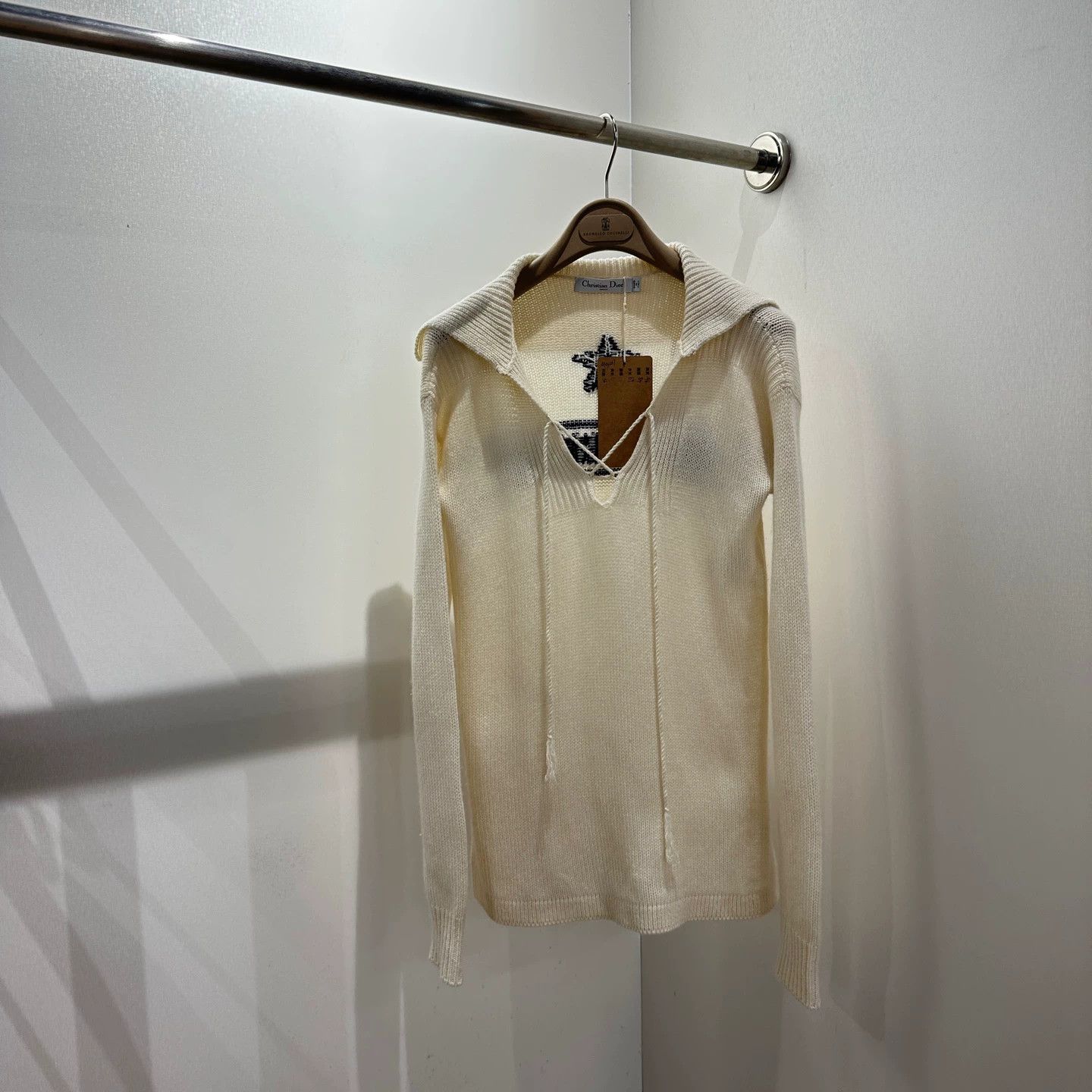 Christian Dior Monsieur Dior may237 cashmere star logo knit sweater 36 Size XS / US 0-2 / IT 36-38 - 2 Thumbnail