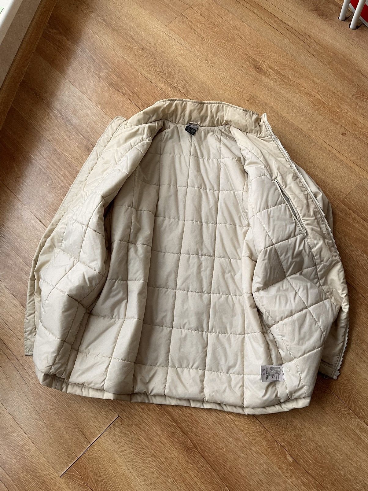 Nike 90s Vintage Nike Swoosh Logo Raincoat Puffer Jacket Full Zip Size US L / EU 52-54 / 3 - 13 Thumbnail