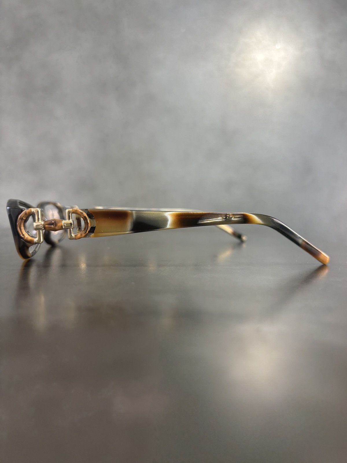 Gucci 2000s Vintage Gucci Frames Horsebit GG3009 Y2K Eyeglasses IT Size ONE SIZE - 2 Thumbnail