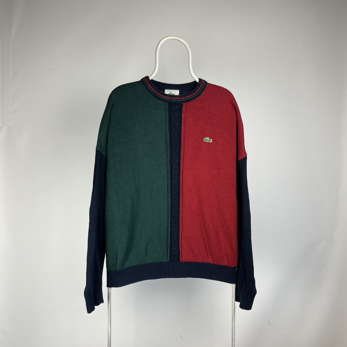 Lacoste Lacoste Knited sweatshirt double color size XLarge Size US XL / EU 56 / 4 - 1 Thumbnail