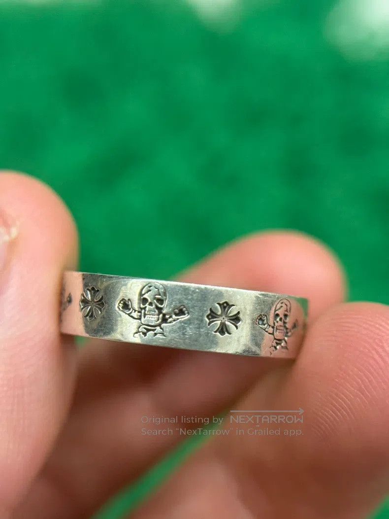Chrome Hearts CHROME HEARTS US 8 Skull and Crossbones ring Size ONE SIZE - 5 Thumbnail