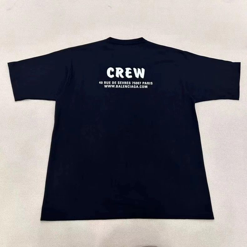 Balenciaga Balenciaga Crew Short Sleeve Size US S / EU 44-46 / 1 - 2 Thumbnail