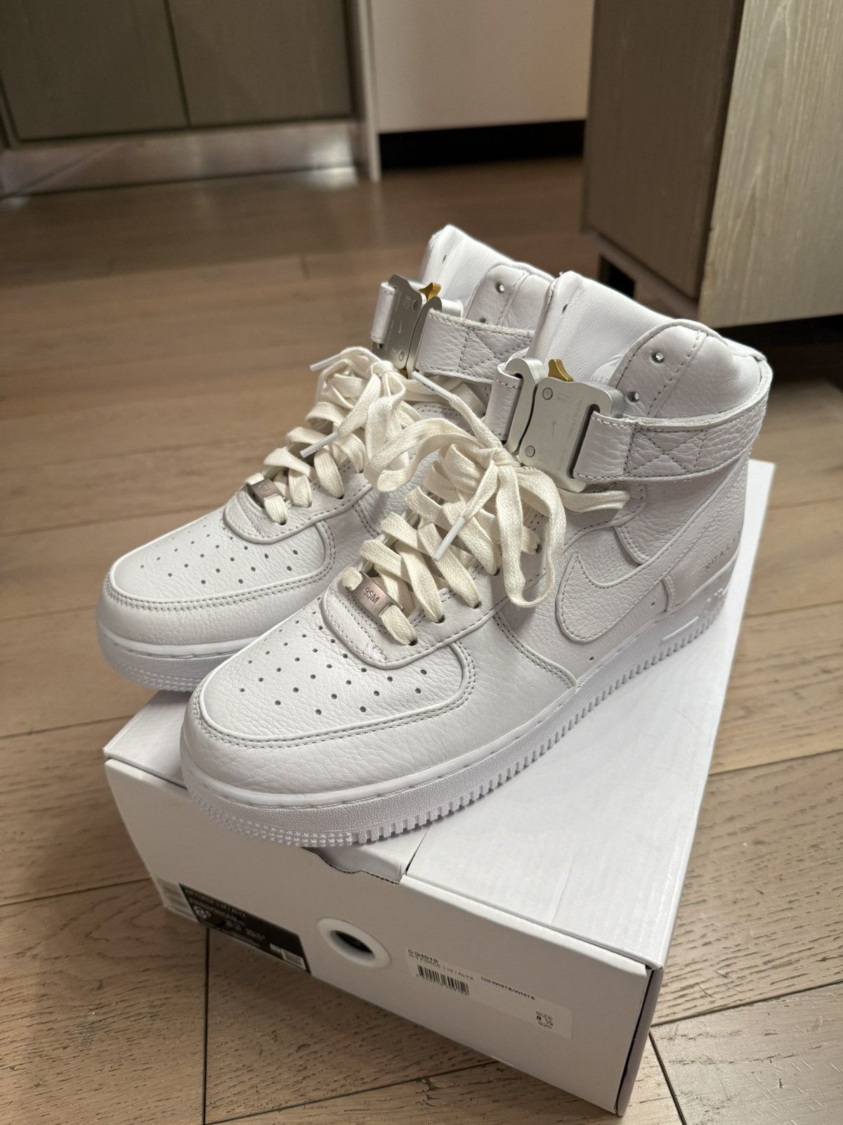 Nike Alyx air force 1 high top white Size US 8.5 / EU 41-42 - 9 Thumbnail