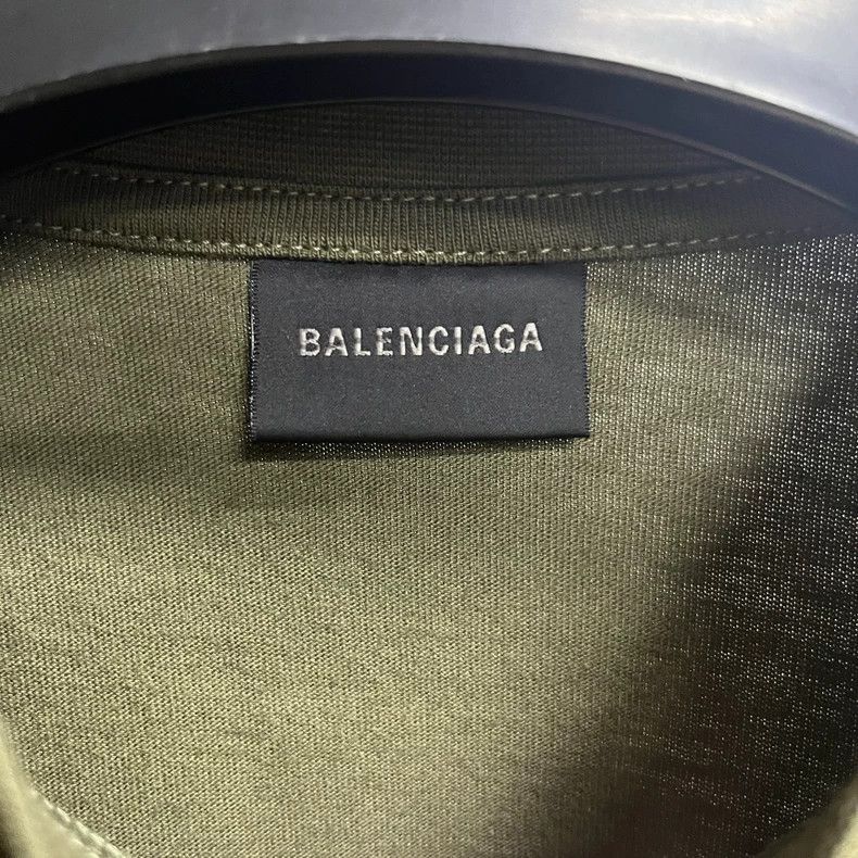 Balenciaga Balenciaga latest brown khaki green cola embroidered logo r Size US S / EU 44-46 / 1 - 2 Thumbnail