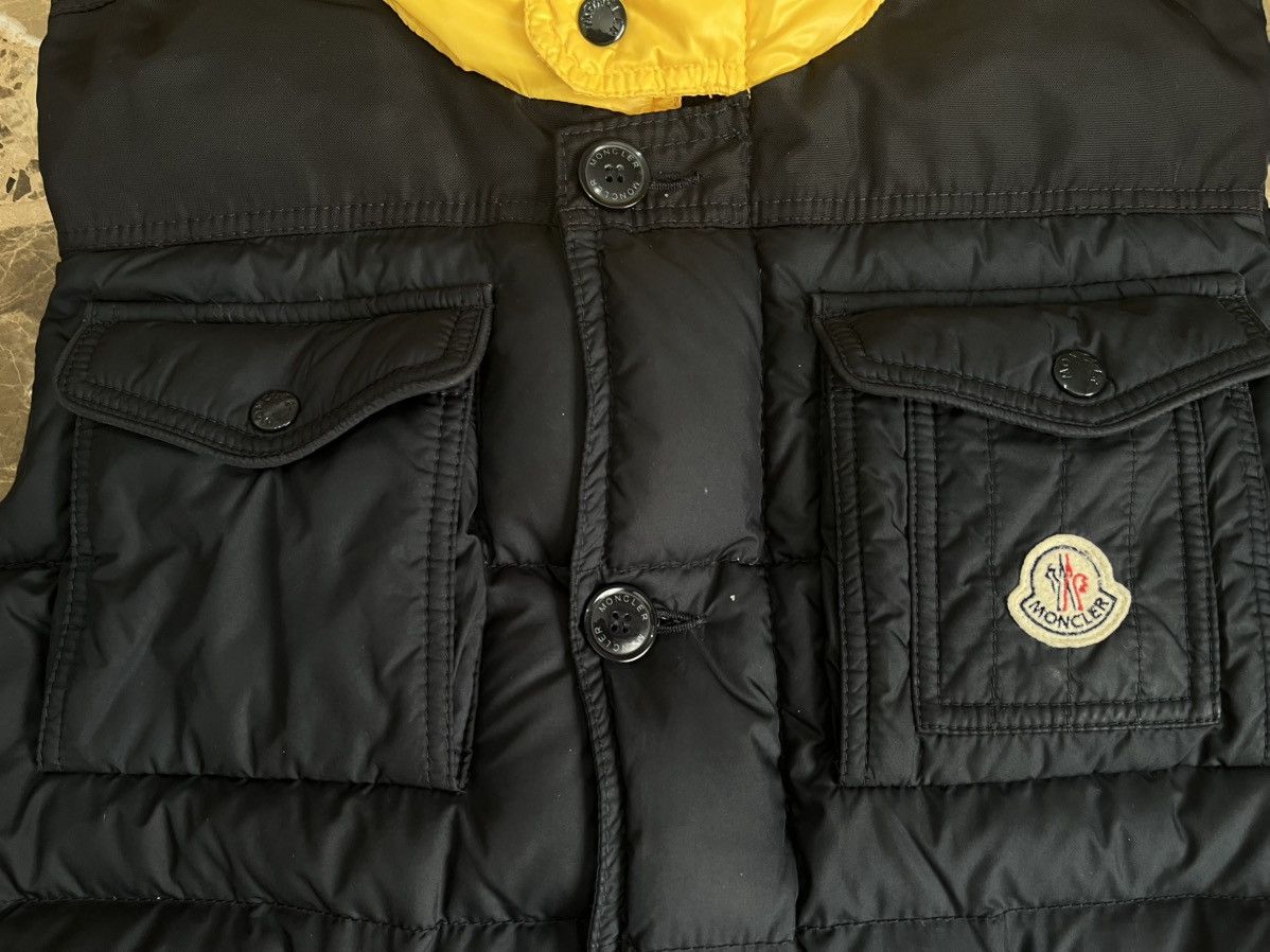 Moncler 👾Moncler Black&Yellow puffer vest Original ✅ Size US L / EU 52-54 / 3 - 5 Thumbnail