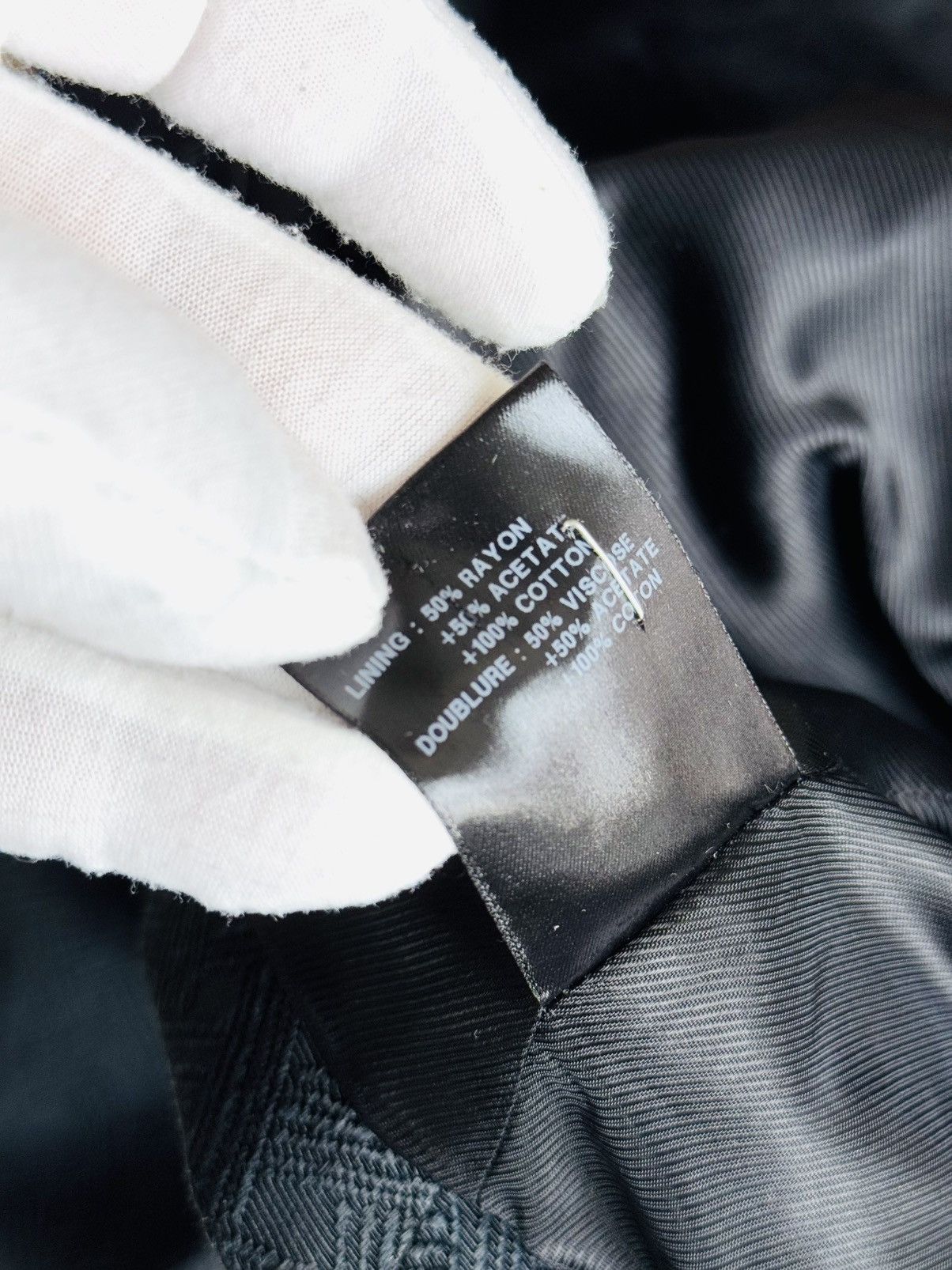 Ann Demeulemeester 2011 Ann Demeulemeester black jacquard blazer w/ placket Size XS / US 0-2 / IT 36-38 - 7 Thumbnail