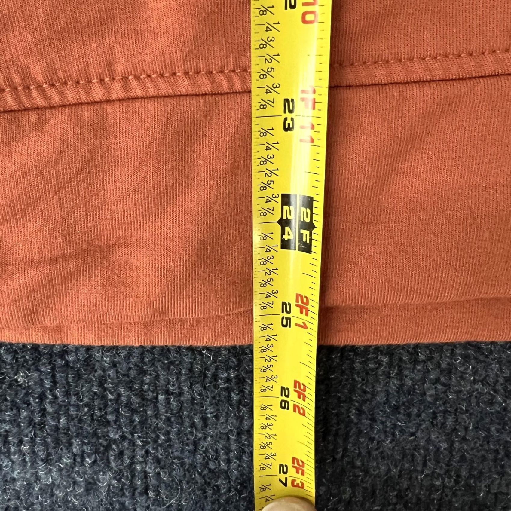 Orvis Orvis Shirt Womens Small Orange V-Neck Long Sleeve Pullover Solid Top Casual Size S / US 4 / IT 40 - 3 Thumbnail