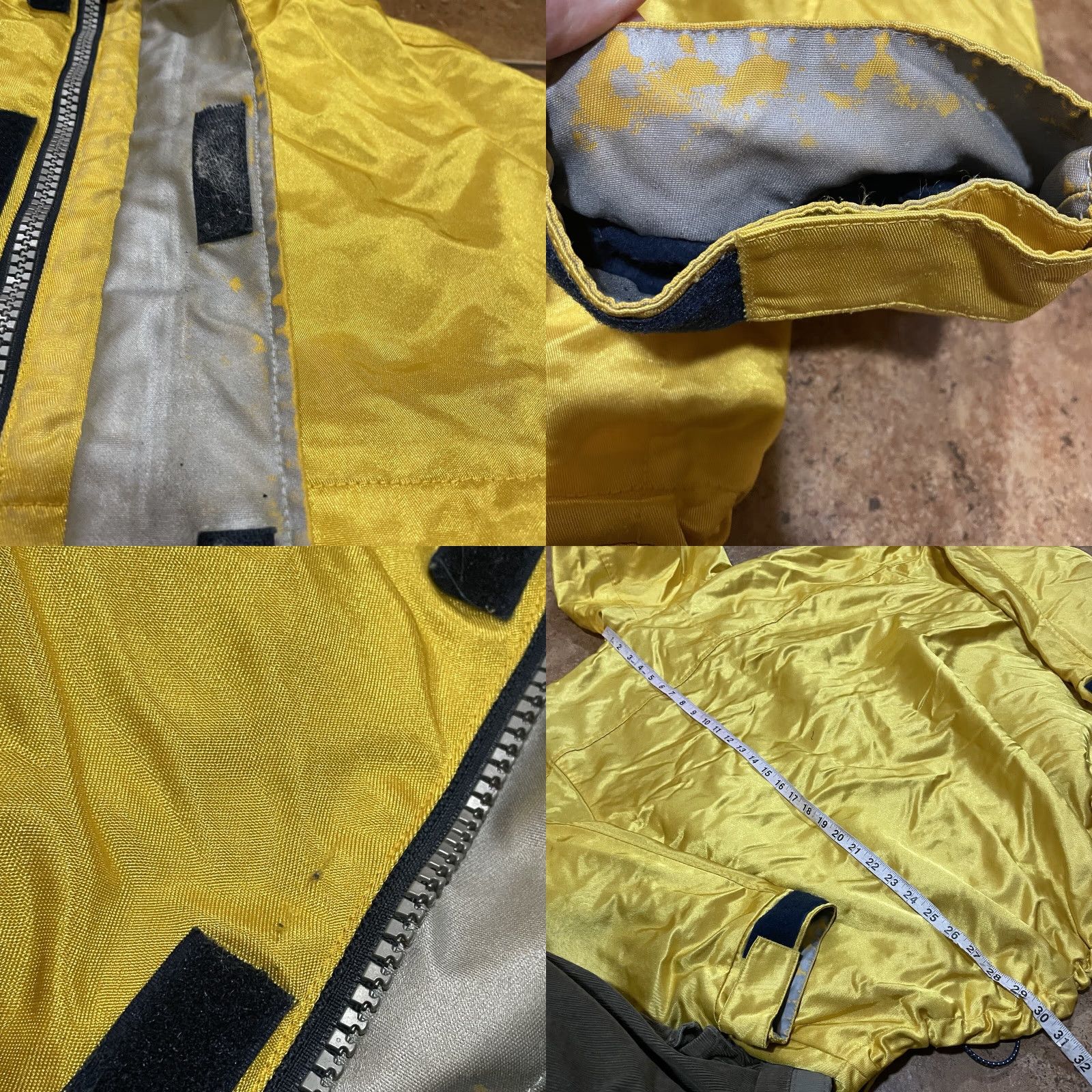 Tommy Hilfiger VINTAGE Tommy Hilfiger Jacket Yellow Mens Large Hoodie Parka Coat Rain VTG Sailing Size US L / EU 52-54 / 3 - 8 Thumbnail