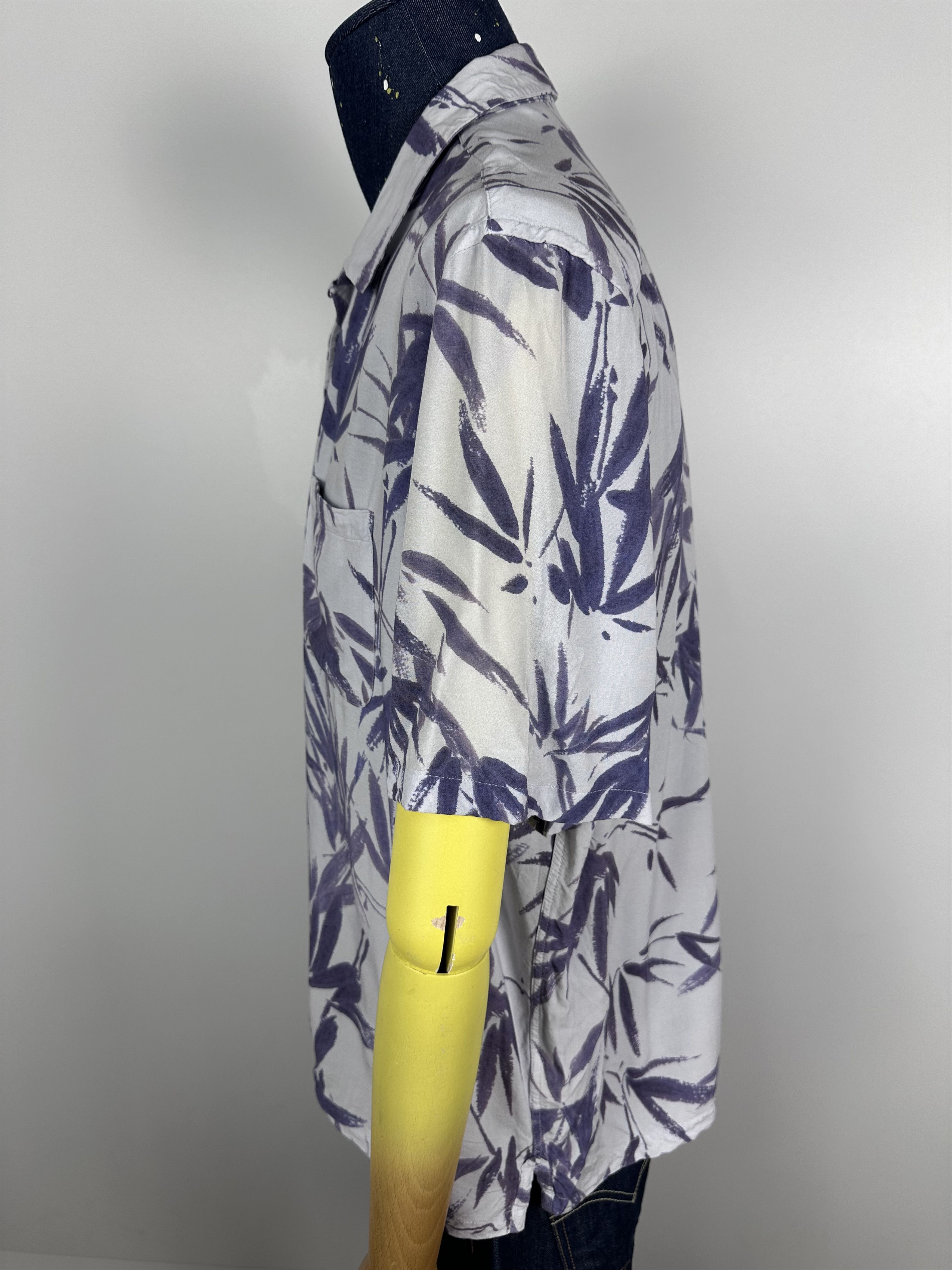 Allsaints Allsaints Bambusa Short Sleeve Button-Up Camp Shirt Size XL Size US XL / EU 56 / 4 - 5 Thumbnail