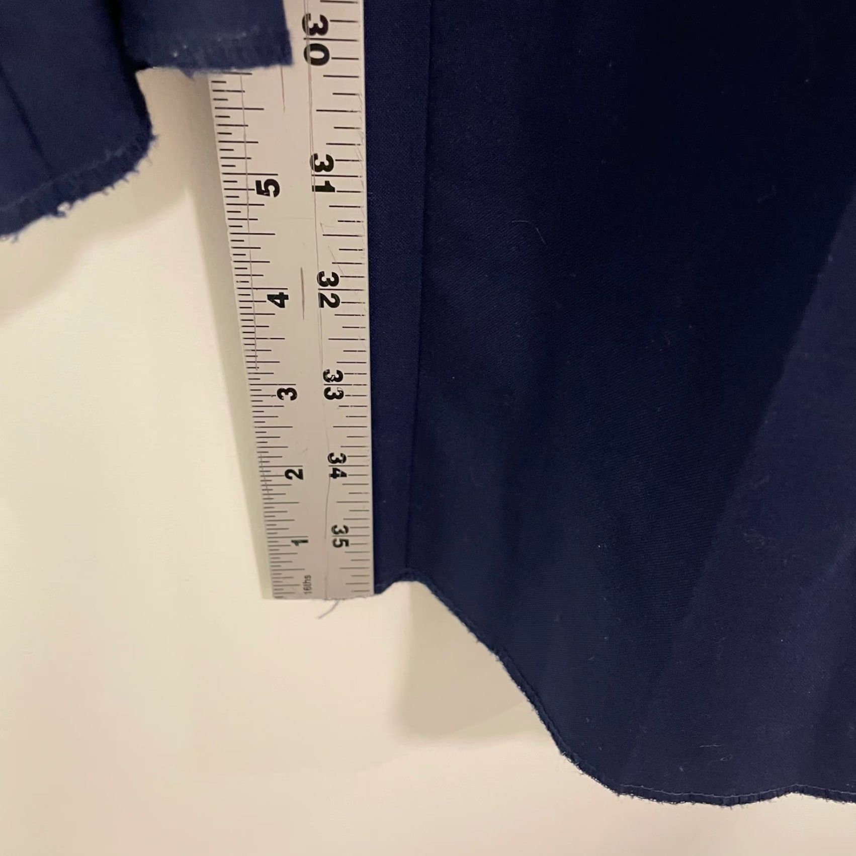 Cole Haan Cole Haan Grand.OS Pants Wool Blend Navy Blue Flat Front 40x35 Men's Dress Pants Slim Fit Professional Flagship Collection Size US 40 / EU 56 - 6 Thumbnail