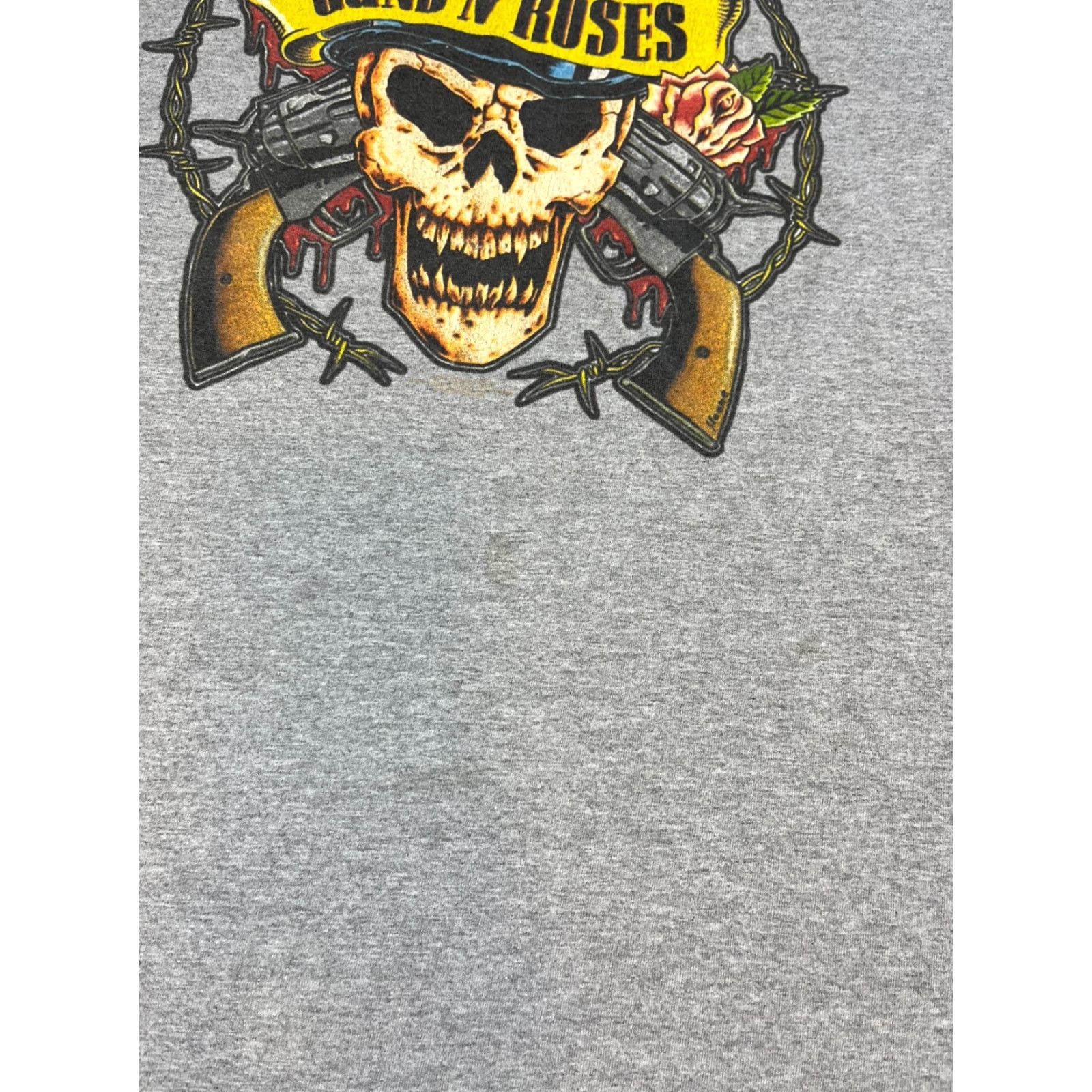 Anvil VINTAGE Guns N' Roses Get in the Ring Tour 1991-1992 Anvil 2X Gray and Black 3/4 Sleeve Crew Neck T-Shirt Men XS-2X 90s Band Music Size ONE SIZE - 7 Thumbnail