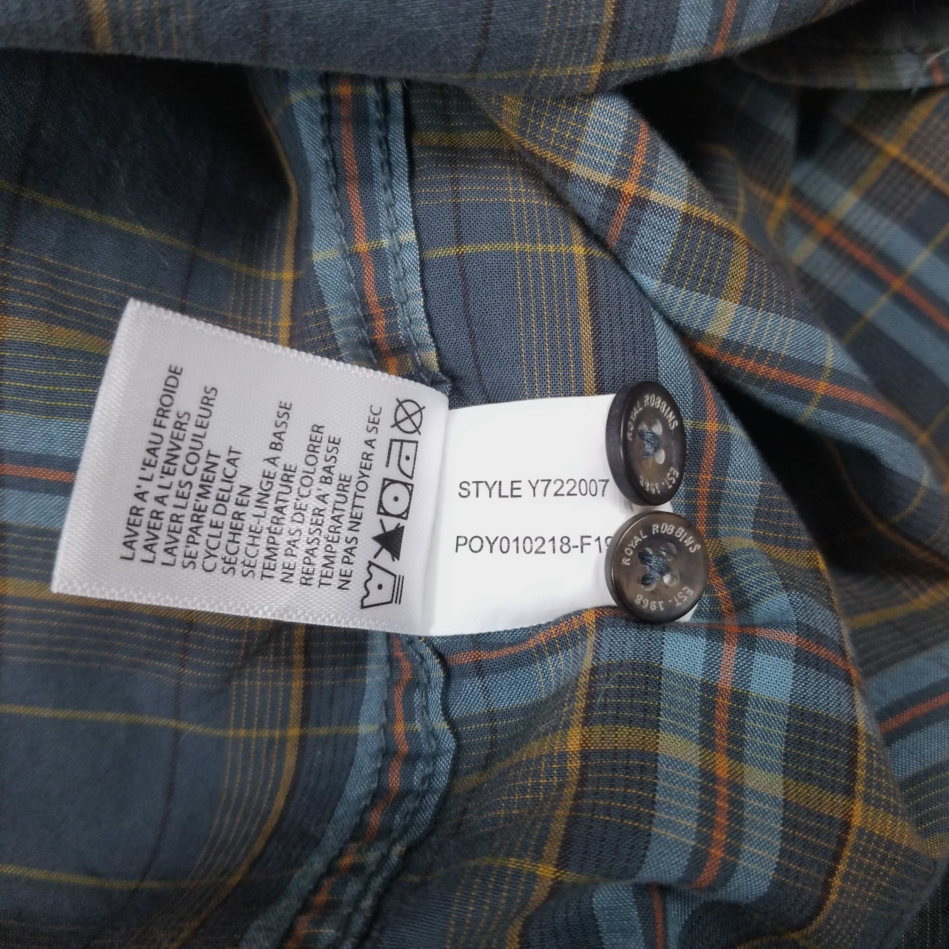 Royal Robbins Trouvaille Plaid Long Sleeve Shirt Falcon Size US M / EU 48-50 / 2 - 8 Thumbnail