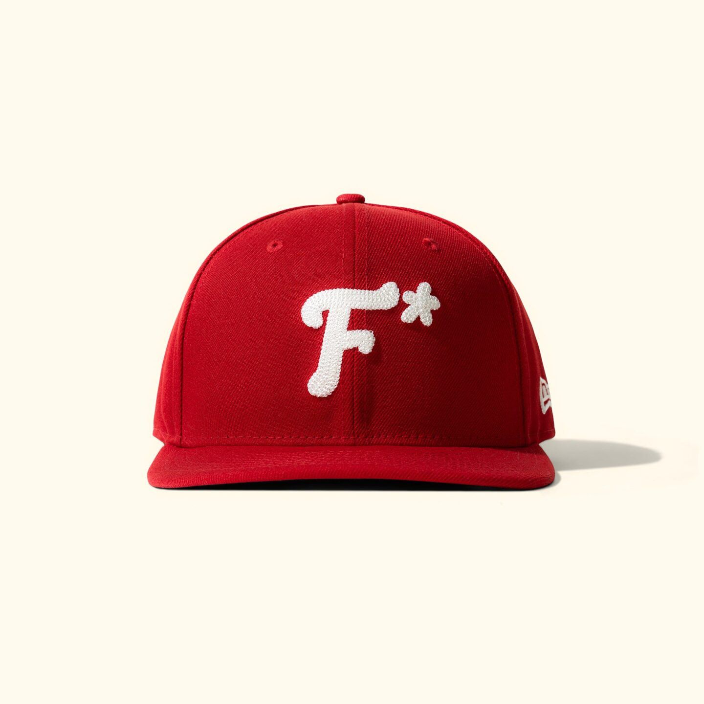 帽子 Striped F* Fitted Hat Red Golf Le fleur Golf le Fleur x New Era Striped F* 59FIFTY Fitted Hat - Size 7 5/8