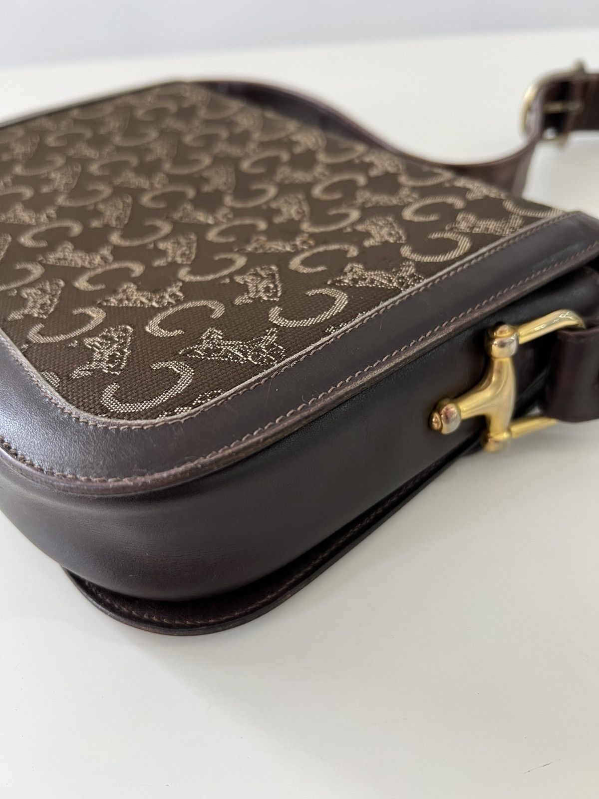 Celine × Vintage Celine macadam logo vintage box shoulder Size ONE SIZE - 7 Thumbnail