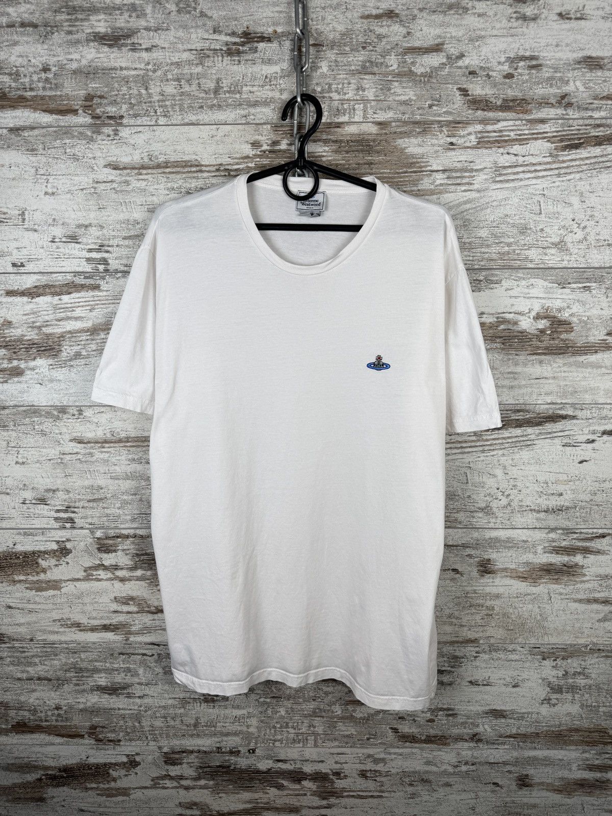 Vivienne Westwood Mens Vintage Vivienne Westwood T-shirt white tee logo Size US XL / EU 56 / 4 - 2 Thumbnail