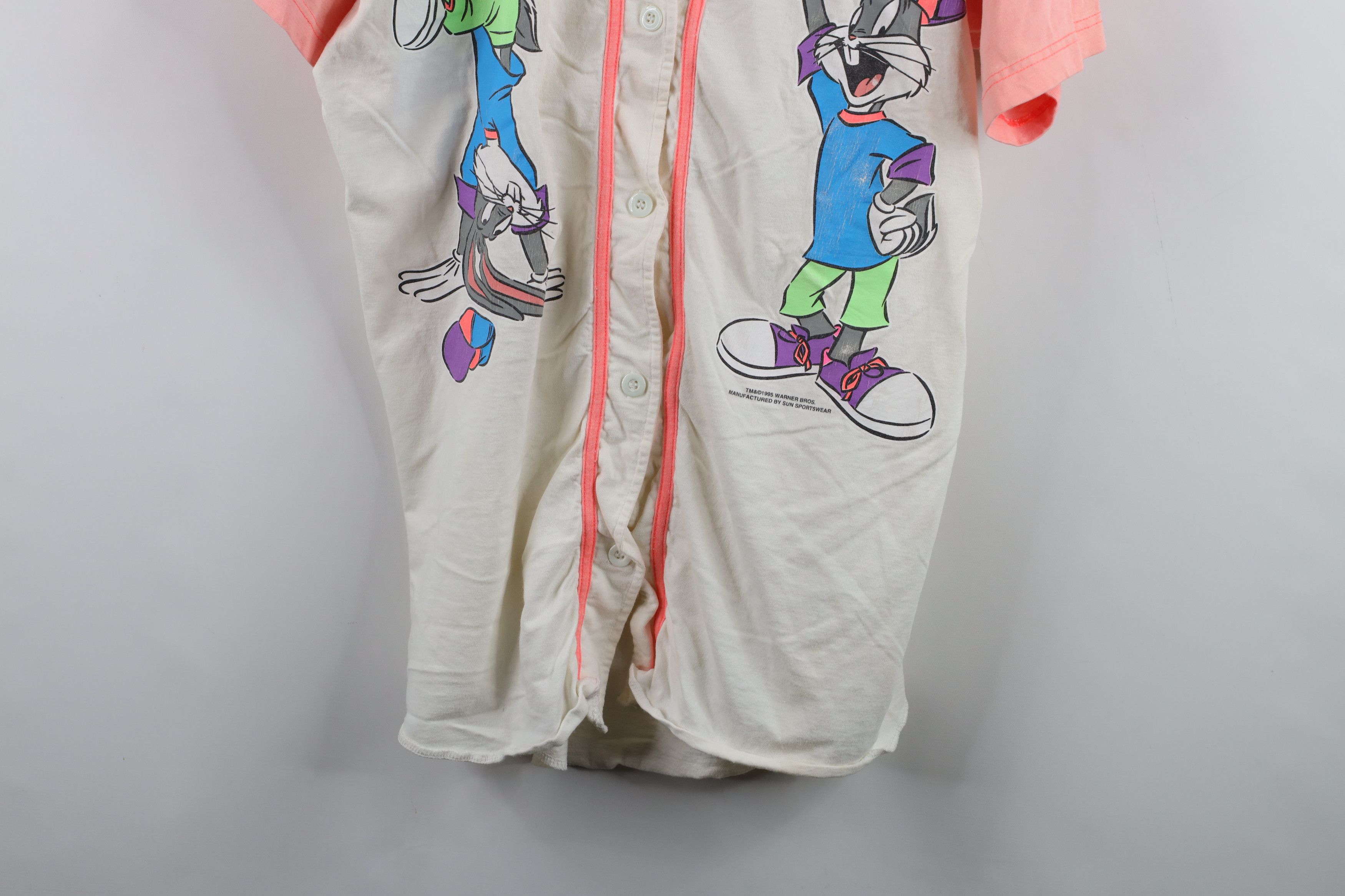 Vintage Vintage 90s Looney Tunes Hop Fresh Prince Baseball Jersey Size US XL / EU 56 / 4 - 3 Thumbnail