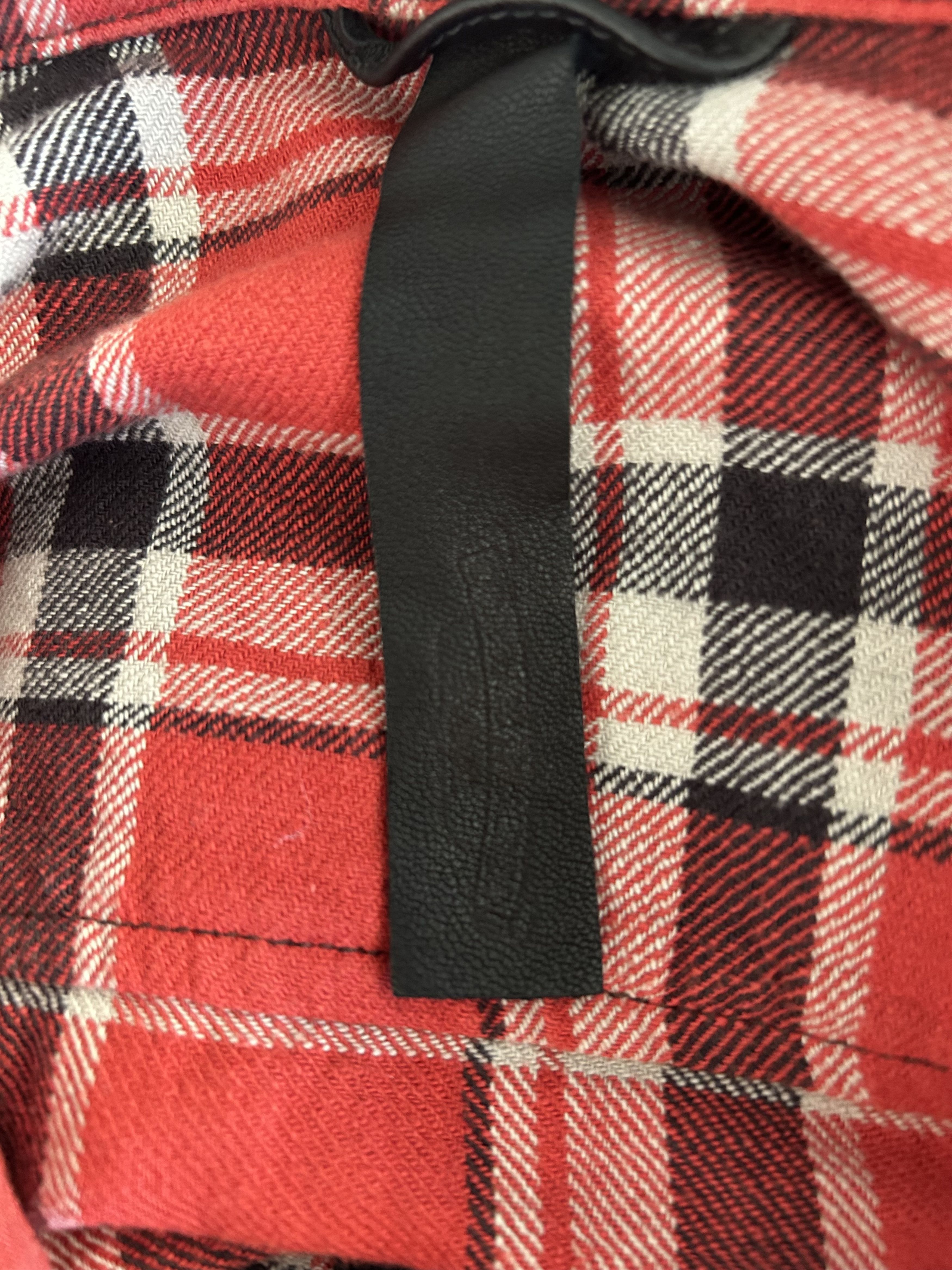 Chrome Hearts Chrome Hearts Red & White Padded Flannel Women's Jacket Size S / US 4 / IT 40 - 3 Thumbnail