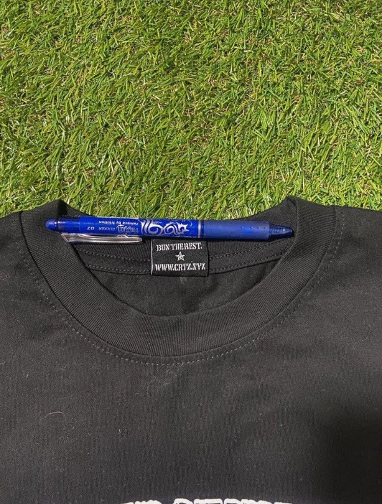 Corteiz Web Alcatraz Tee Black Men's - FW23 - US