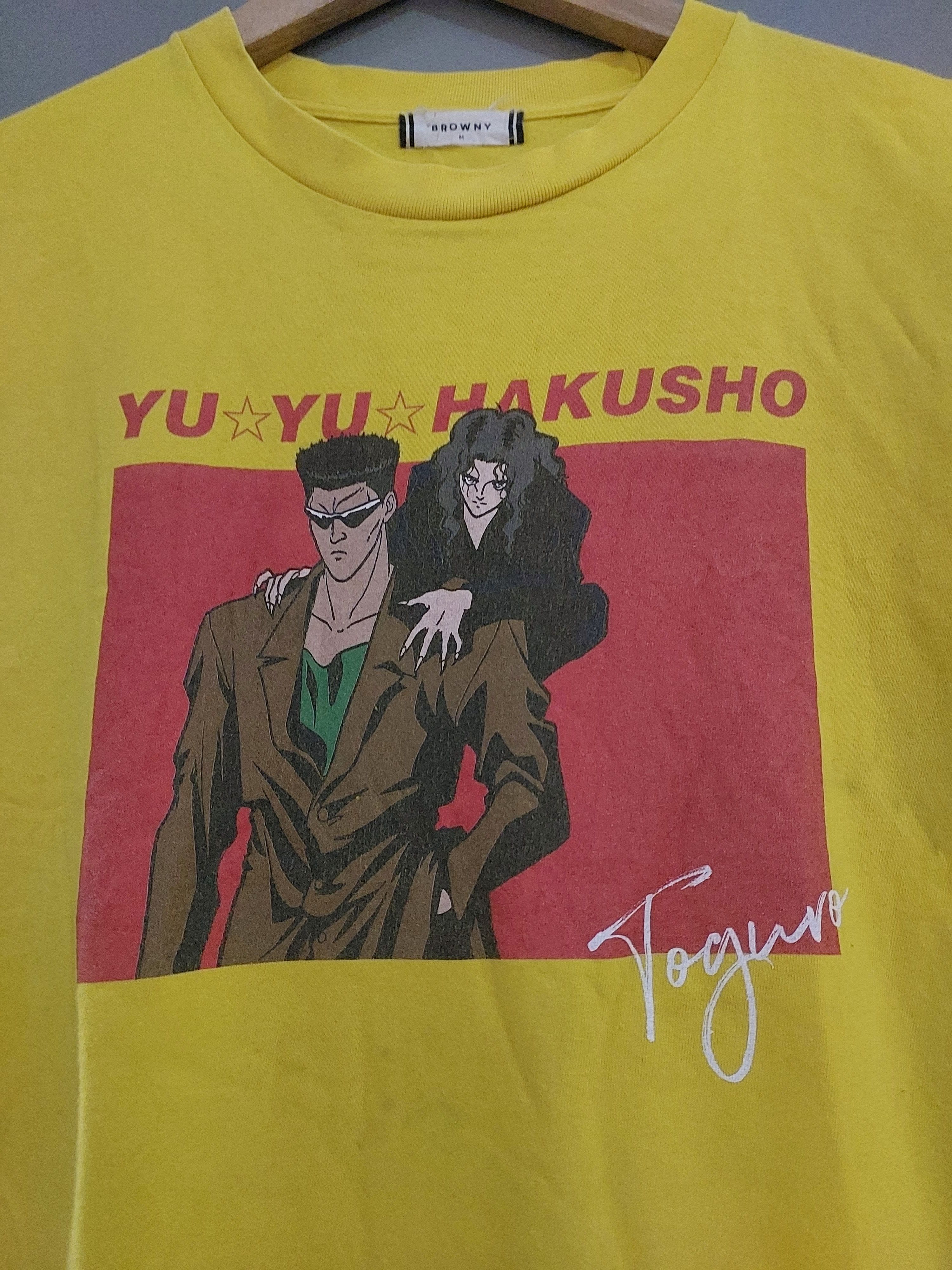 Anime YU YU HAKUSHO ANIME TOGURO BROTHERS VINTAGE T SHIRT Size US M / EU 48-50 / 2 - 8 Thumbnail