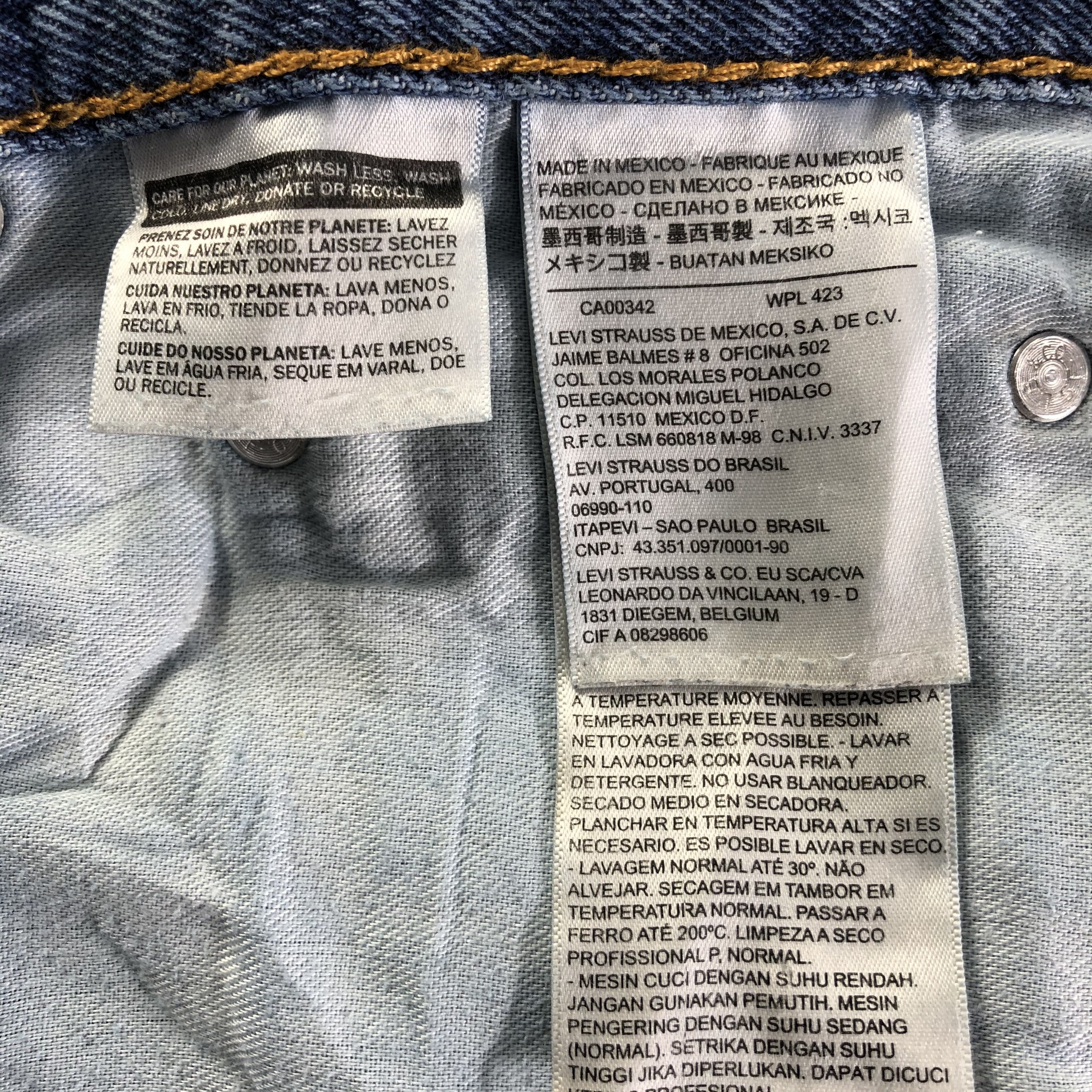 Levi's Vintage Blue Wash Levis 550 Jeans-J4282 Size US 40 / EU 56 - 10 Thumbnail