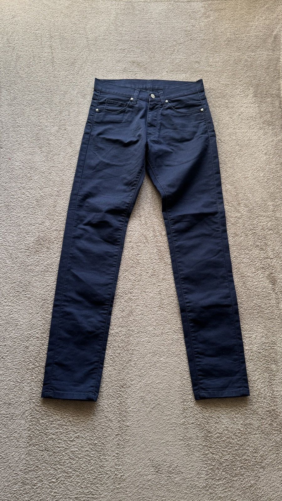 Carhartt Wip Carhartt WIP Vicious Blue Chino Pant 28*32 Size US 28 / EU 44 - 1 Thumbnail