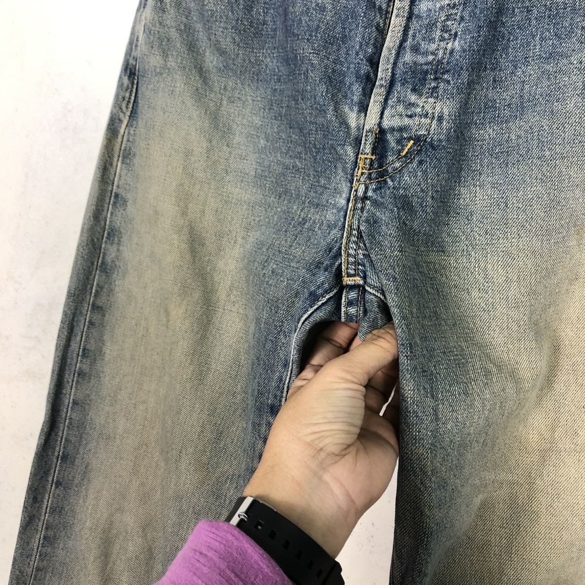 Levi's 🔥VINTAGE REPRODUCTION LEVI’S BIG E REDLINE JEANS LOT 503B Size US 28 / EU 44 - 19 Thumbnail