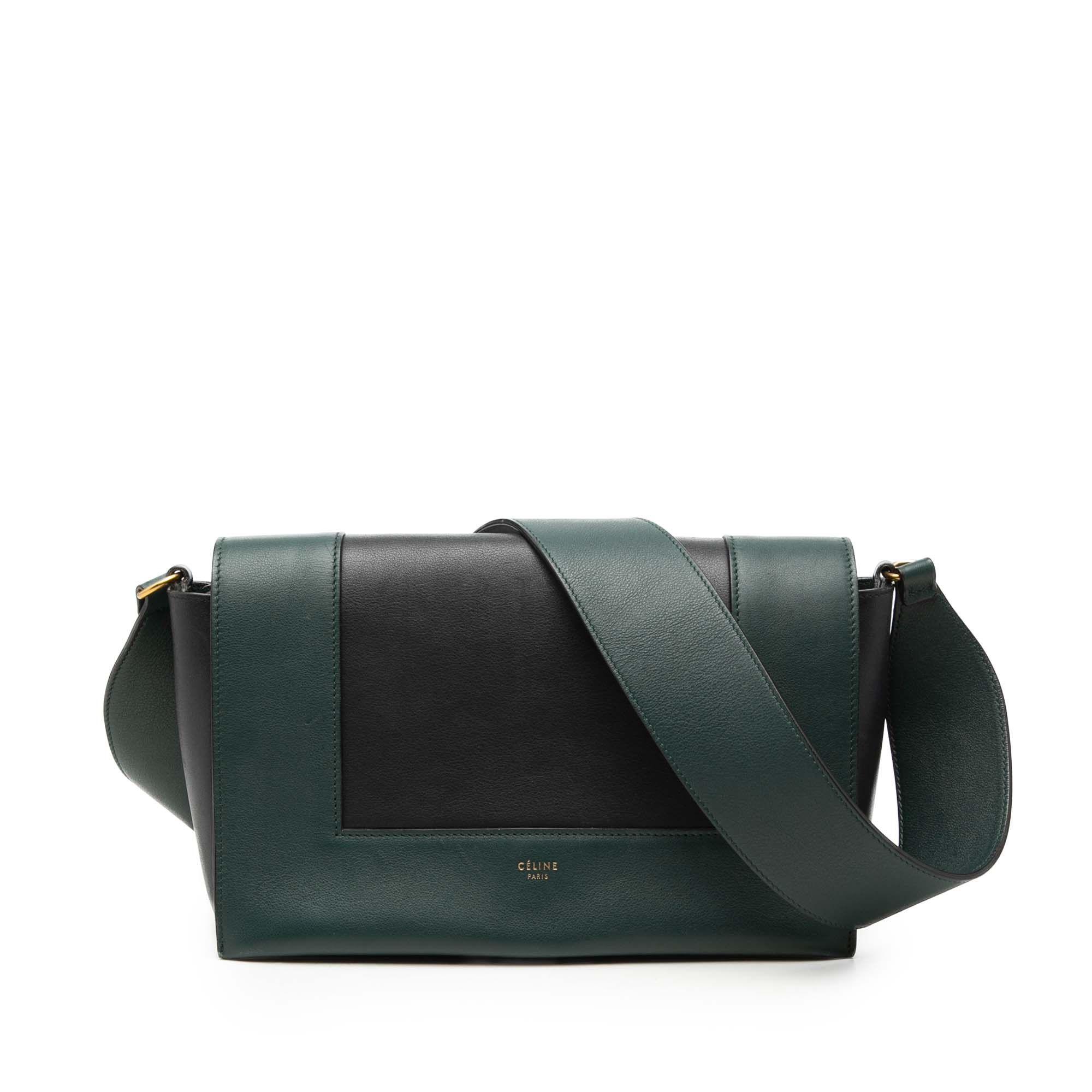 Celine Medium Shiny Smooth Calfskin Frame Shoulder Bag Size ONE SIZE - 1 Thumbnail