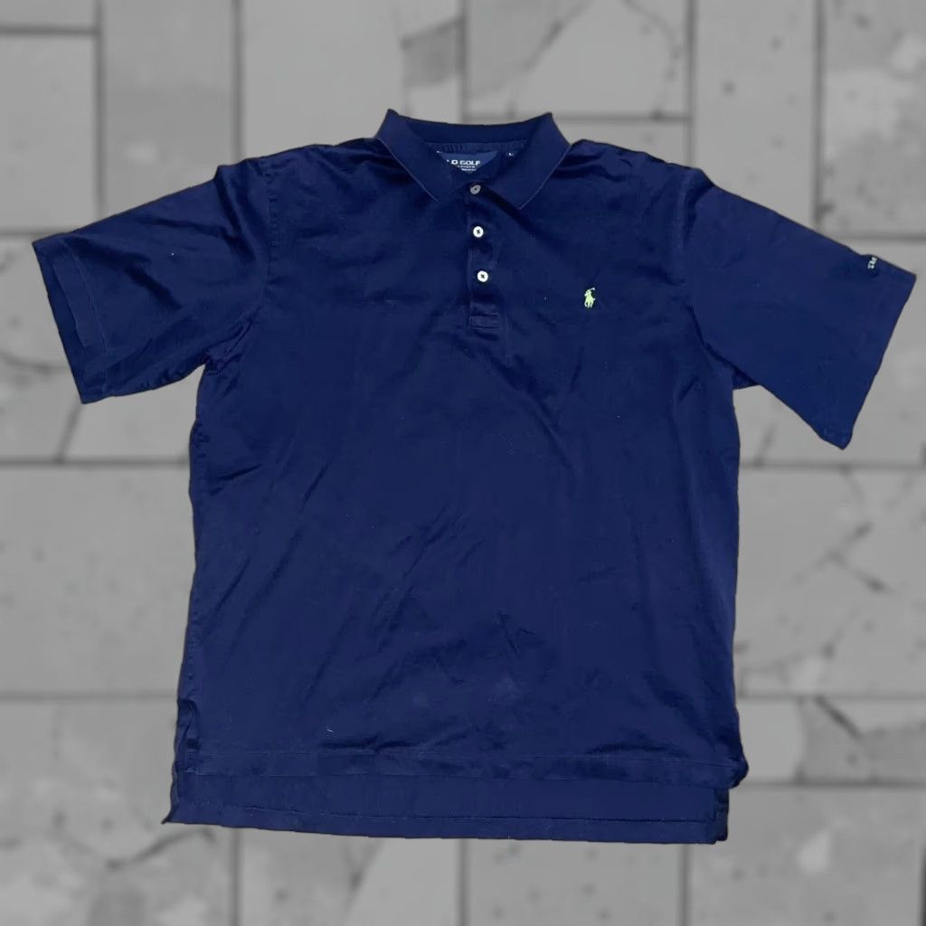 Ralph Lauren Polo Ralph Lauren Golf Polo Navy Blue Short Sleeve L Men Size Regular Cotton Peru Pima Golf Size US L / EU 52-54 / 3 - 1 Thumbnail