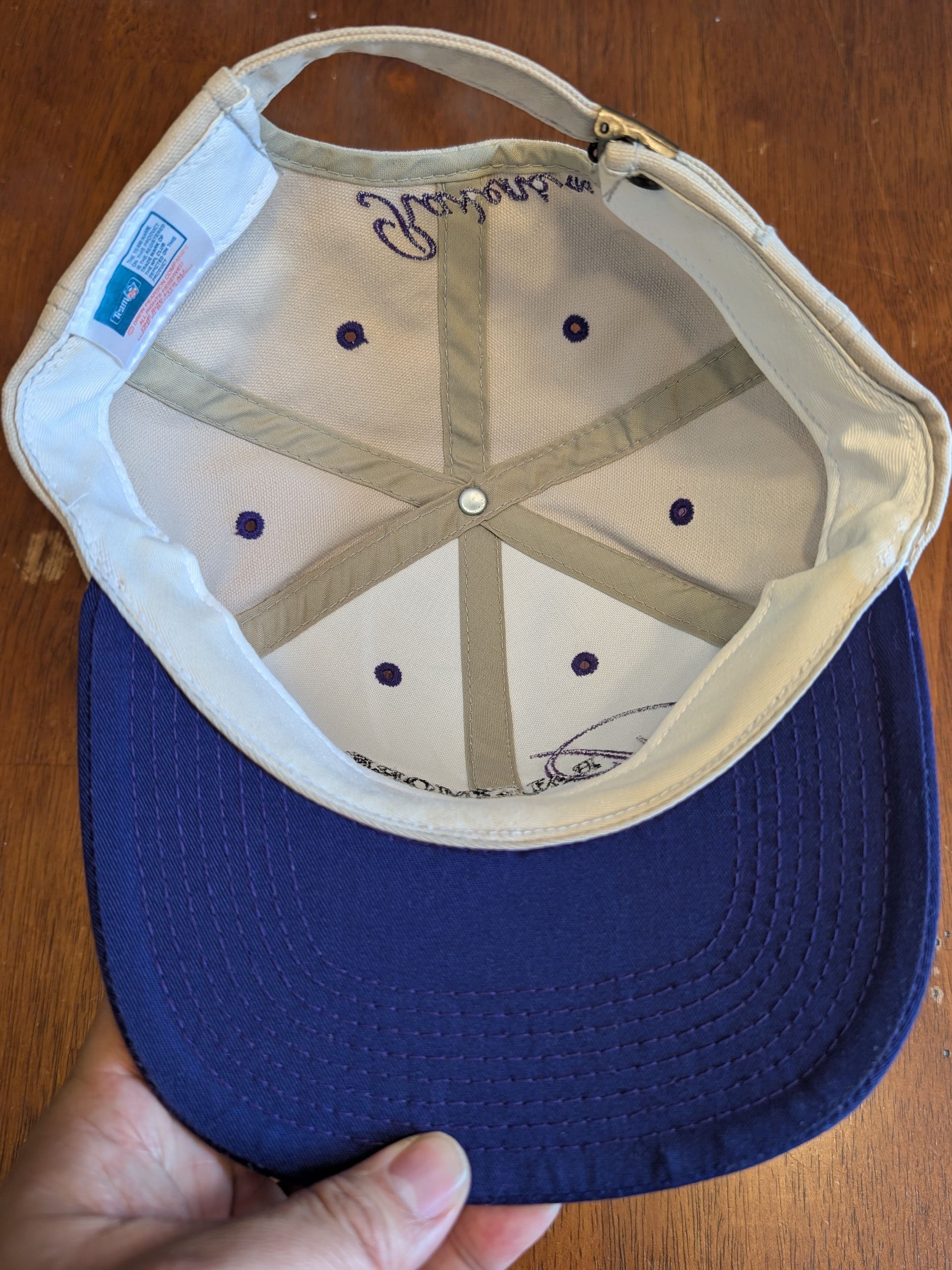 Drew Pearson 1996 Baltimore Ravens Script Drew Pearson Strapback Hat Size ONE SIZE - 5 Thumbnail