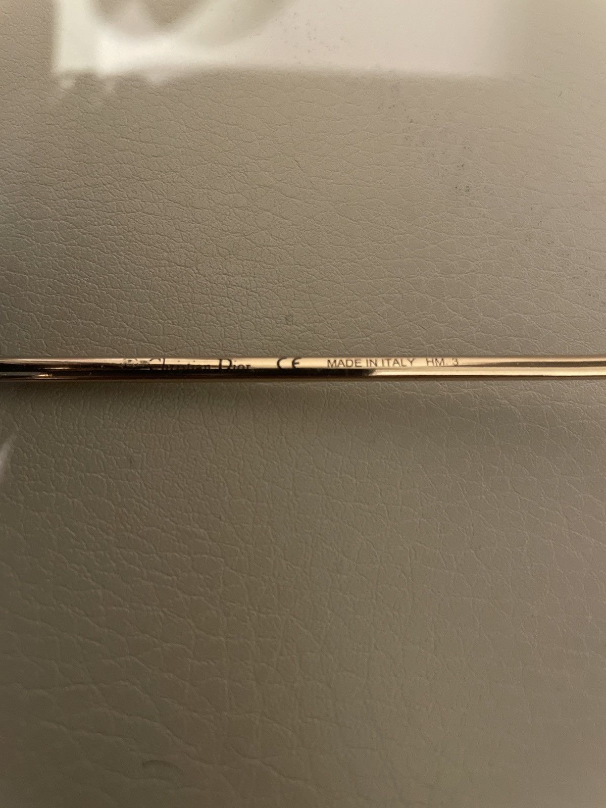 Dior Christian Dior Black and Gold Glasses Size ONE SIZE - 7 Thumbnail