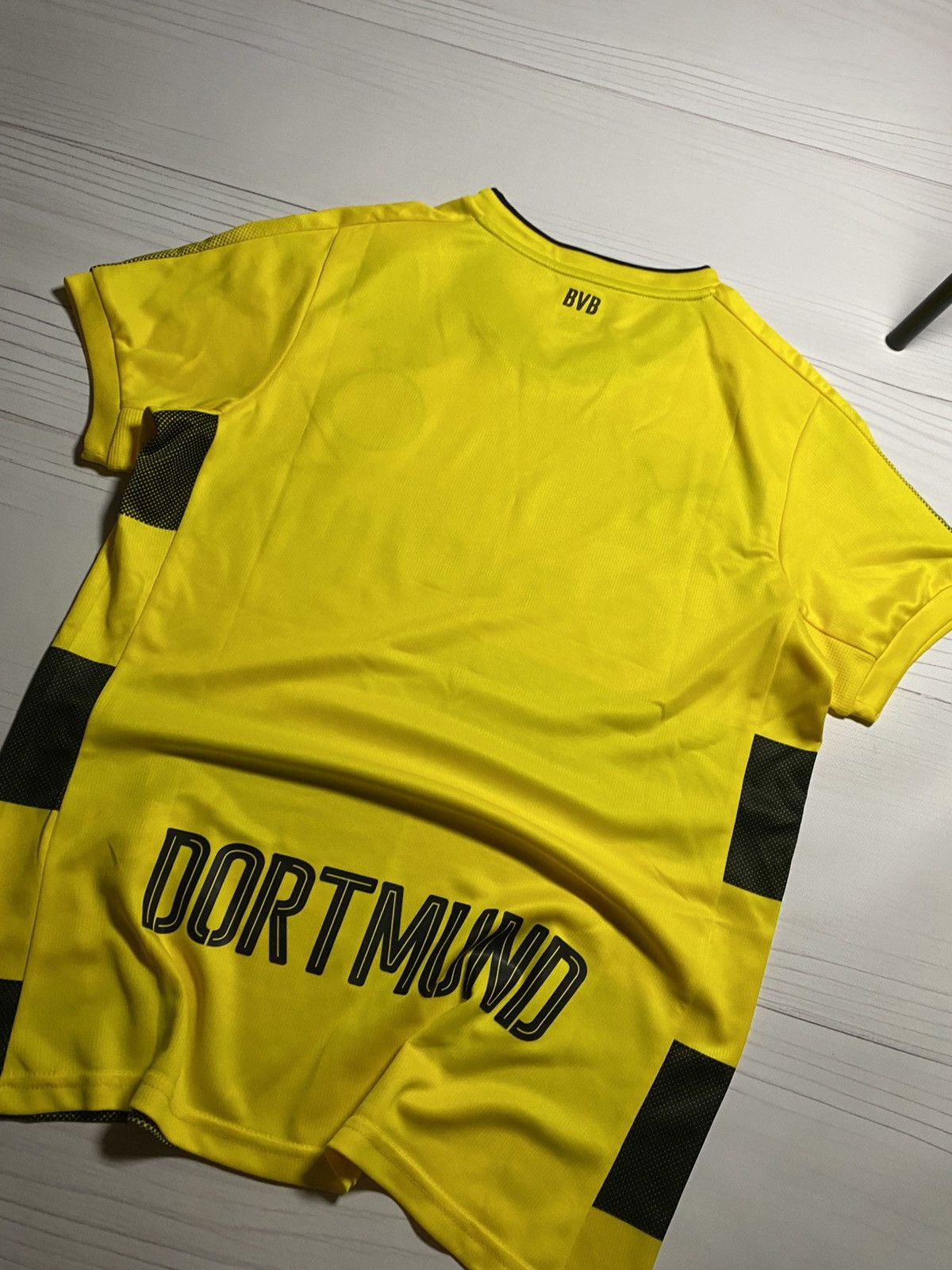 Puma × Vintage Puma Borussia Dortmund 2017/18 Home Jersey T Shirt Size US S / EU 44-46 / 1 - 14 Thumbnail
