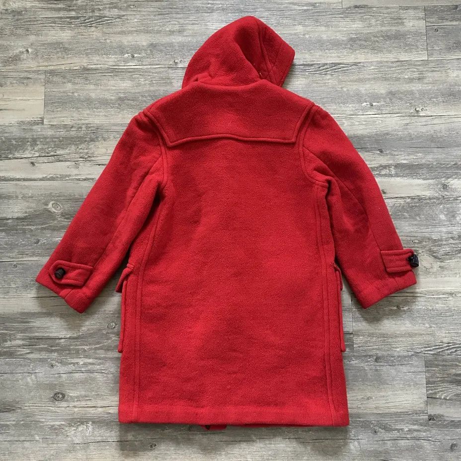 Burberry Burberry Red Wool Pea Coat Speciality Duffle Coating Jacket Size M / US 6-8 / IT 42-44 - 8 Thumbnail