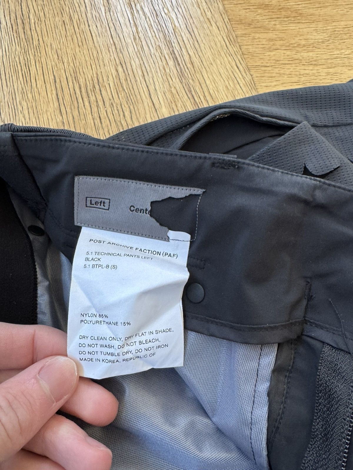 POST ARCHIVE FACTION (PAF) PAF double pants Size US 32 / EU 48 - 3 Thumbnail