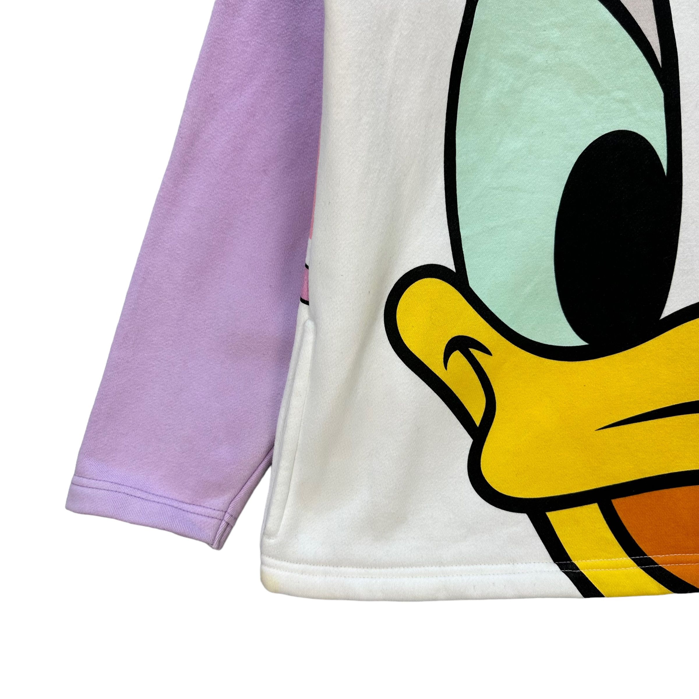 Cartoon Network DISNEY DAISY DUCK OVERPRINT ZIPPER HOODIES #9149-62 Size L / US 10 / IT 46 - 5 Thumbnail