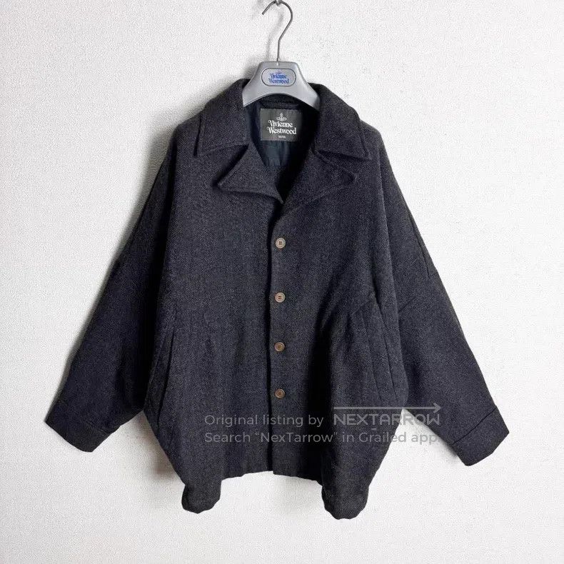 Vivienne Westwood Vivienne Westwood Deformed Design Wool Tweed Jacket Top Size M / US 6-8 / IT 42-44 - 1 Thumbnail