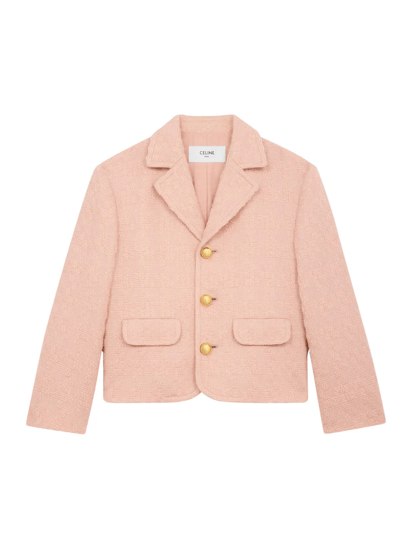 Celine CELINE $3950 Rose Passe Wool Jacket New & Authentic Size ONE SIZE - 1 Thumbnail