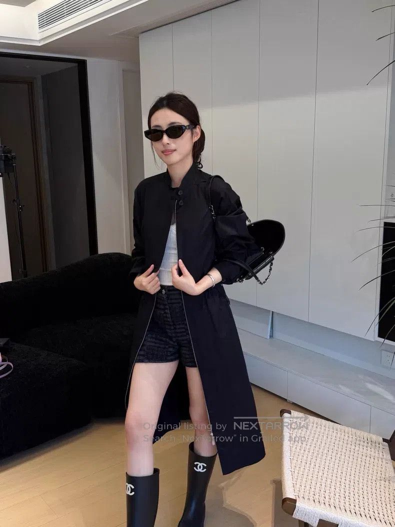 Hermes Hermes 26 Model Drawstring Dress Can Be Worn as a Trench C Size XS / US 0-2 / IT 36-38 - 7 Thumbnail