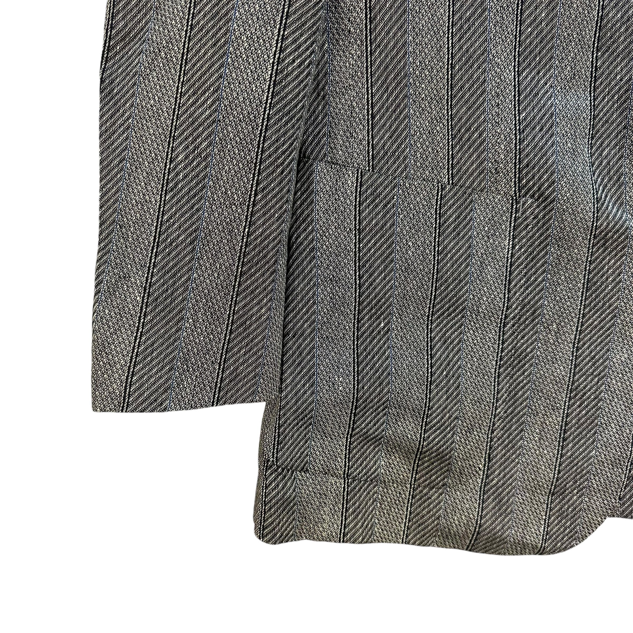 Lanvin LANVIN PARIS Stripe Suit Jacket Blazers #A56-1288 Size US M / EU 48-50 / 2 - 4 Thumbnail