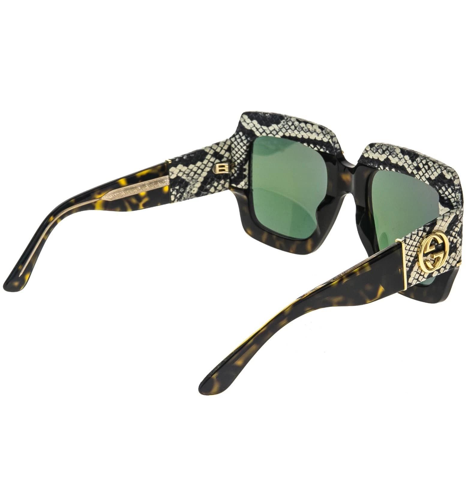 Gucci GUCCI 0484 Brown Pink Mirror Ayers 006 Sunglasses GG0484S Size ONE SIZE - 8 Thumbnail