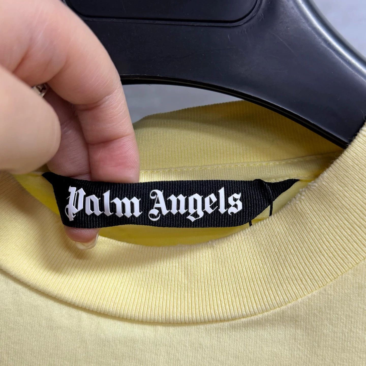 Palm Angels Palm Angels Flame Letter Print Crewneck T-shirt Size US M / EU 48-50 / 2 - 2 Thumbnail