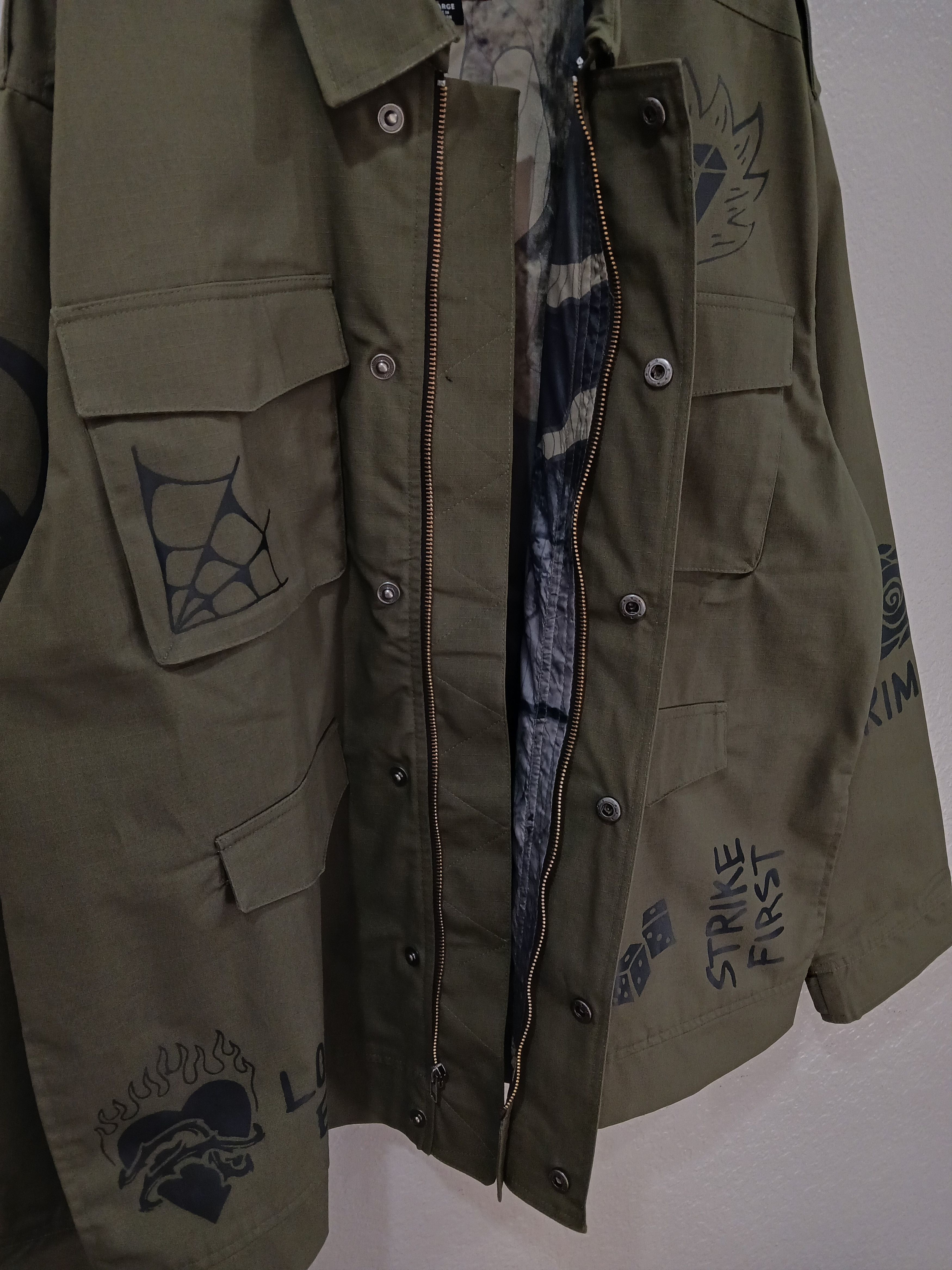 Primitive Primitive Call Of Duty Modern Warfare Military Jungle Jacket Size US XL / EU 56 / 4 - 11 Thumbnail