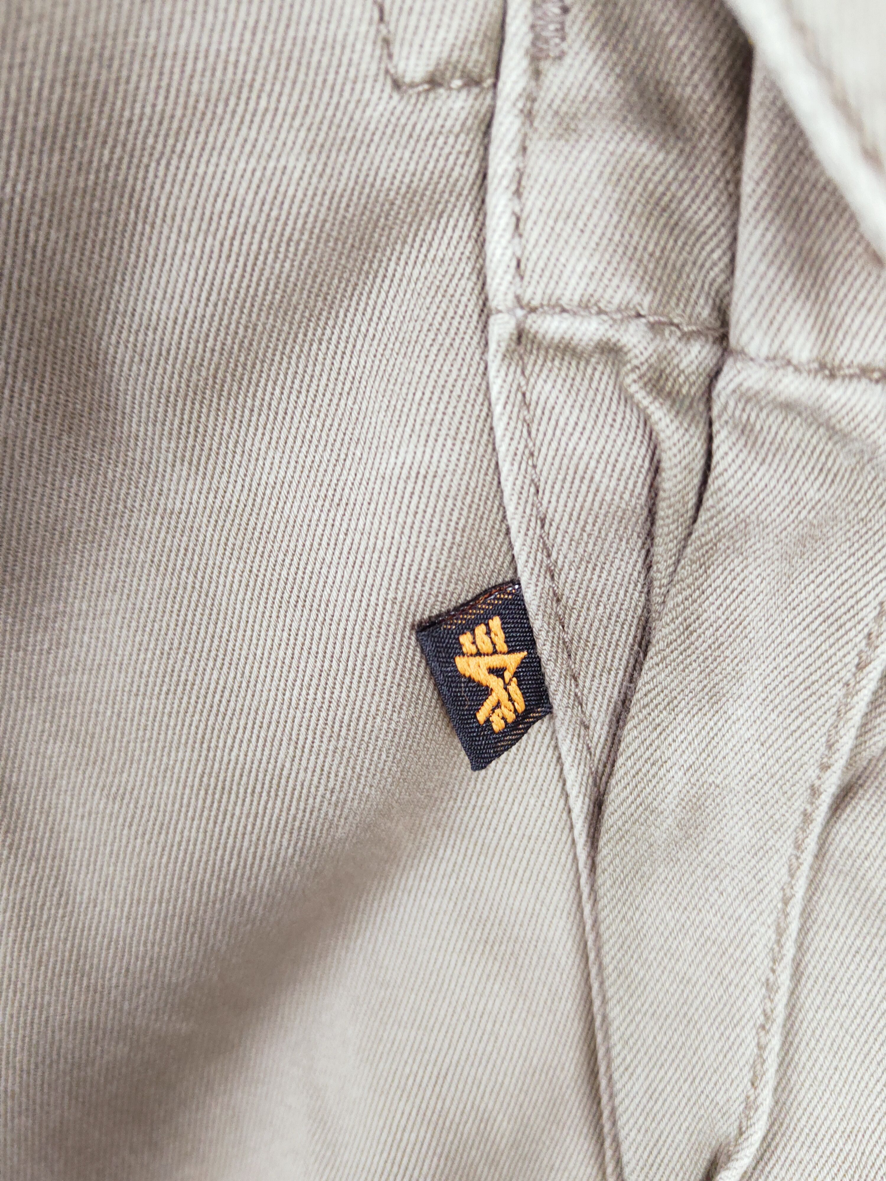 Alpha Industries DL Alpha Industries Beige Multipocket Cargo Pants #S2786 Size US 32 / EU 48 - 14 Thumbnail