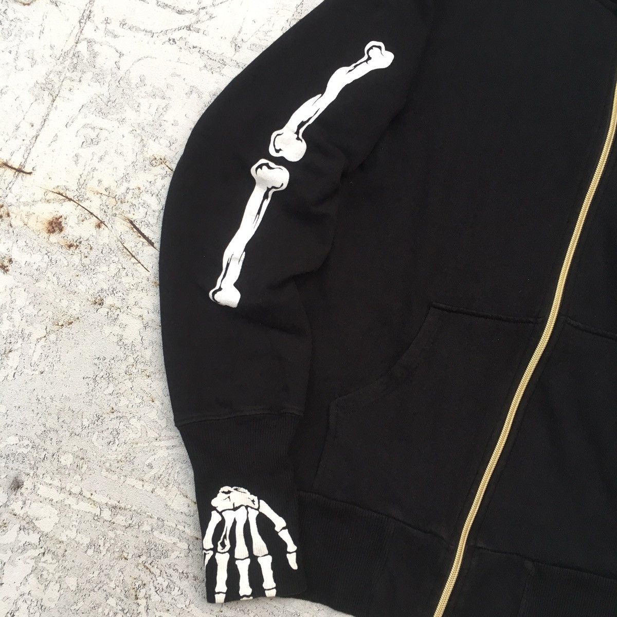 14th Addiction × If Six Was Nine × Le Grande Bleu (L.G.B.) Dangerous Warning Skeleton Full Zip ifsixwasnine LGB Size US L / EU 52-54 / 3 - 3 Thumbnail