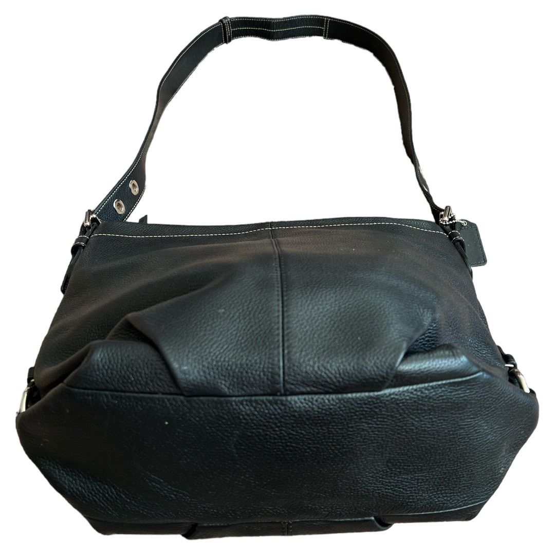 Coach COACH Black Leather Convertible (Shoulder or Sling) Bag Size ONE SIZE - 3 Thumbnail
