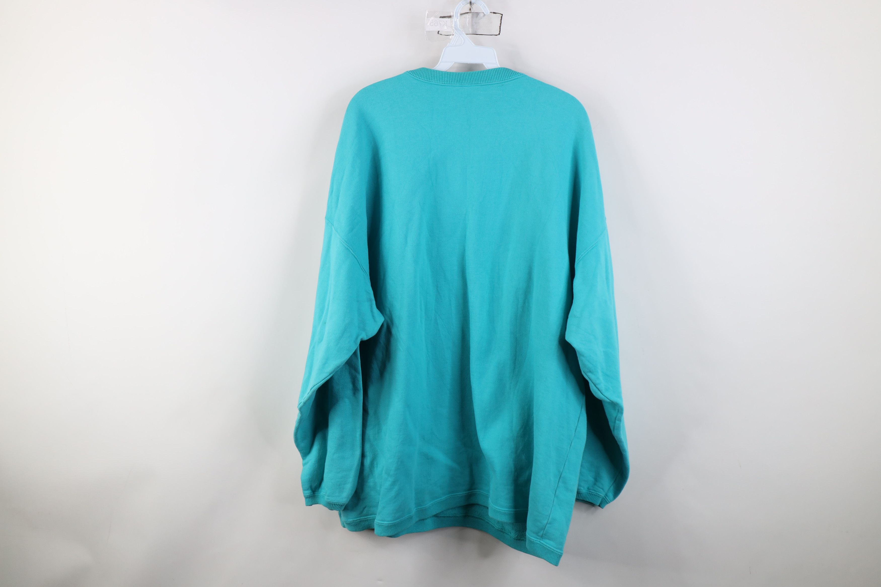 Ocean Pacific Vintage 90s Ocean Pacific Surfing Baggy Sweatshirt Teal Size US L / EU 52-54 / 3 - 10 Thumbnail