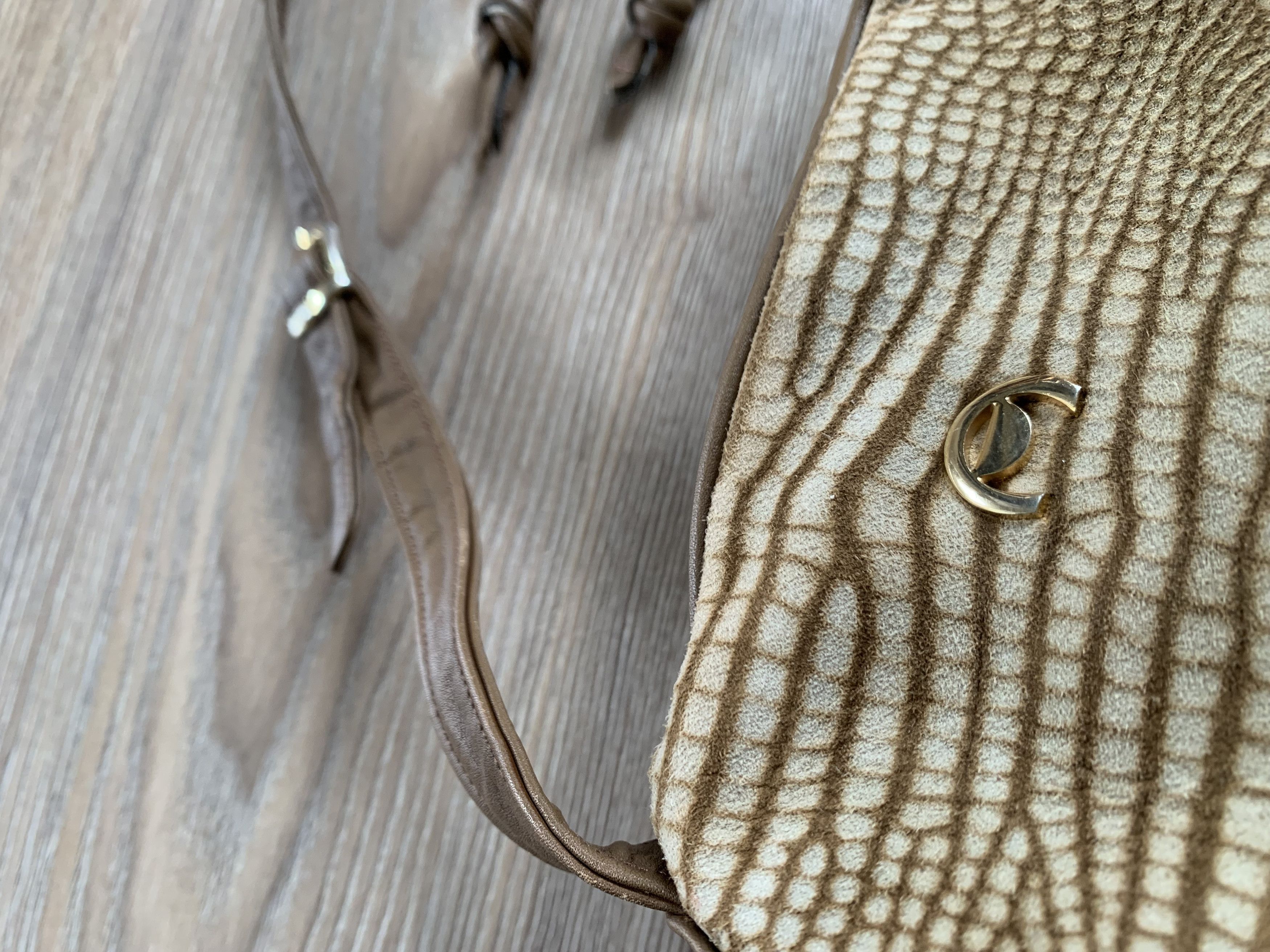 Other Rare Vintage Castioni Lizard Suede Crossbody Drawstring Bag Size ONE SIZE - 6 Thumbnail