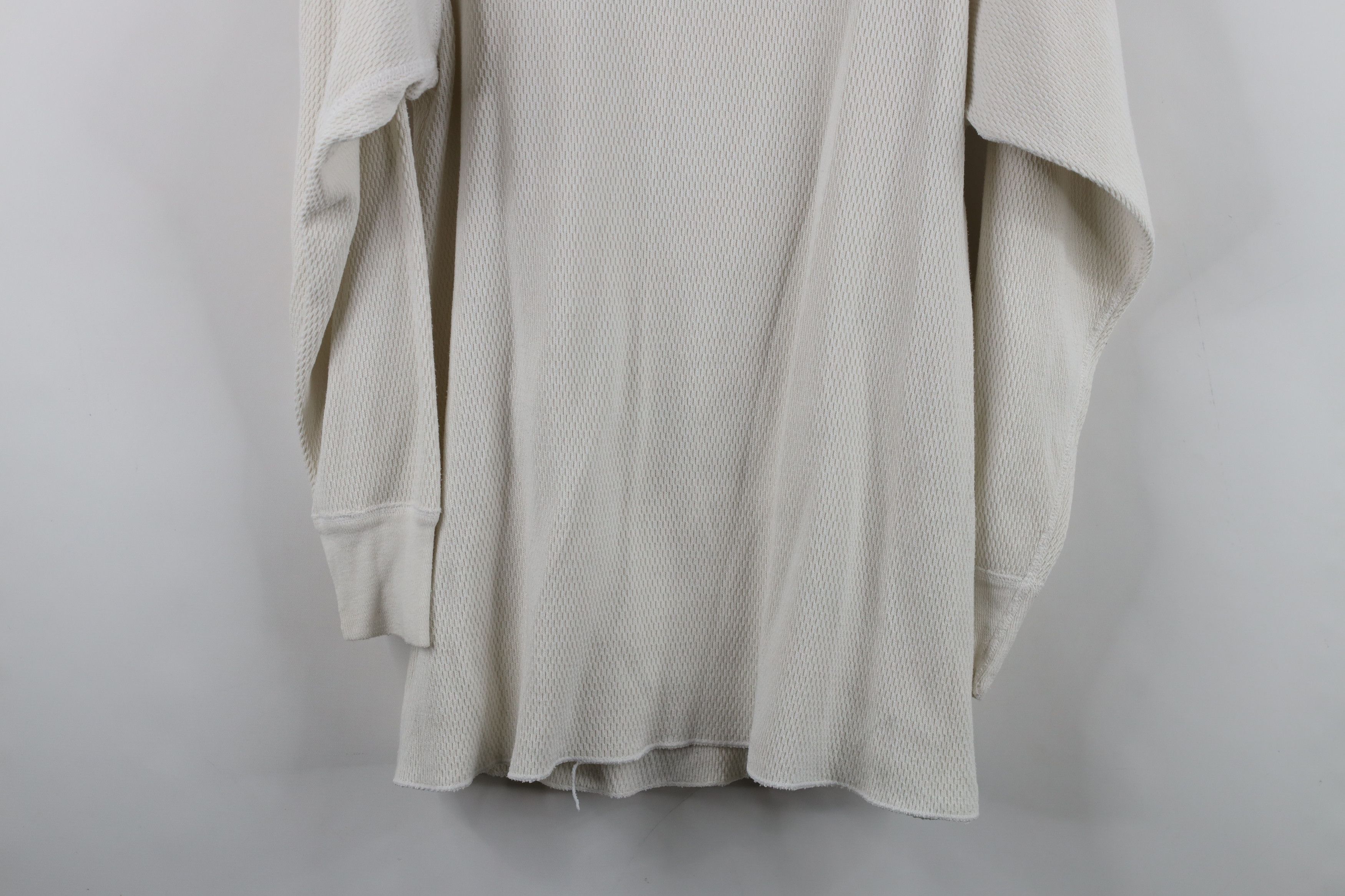 Vintage Vintage 90s Streetwear Waffle Knit Long Sleeve T-Shirt USA Size US XL / EU 56 / 4 - 11 Thumbnail