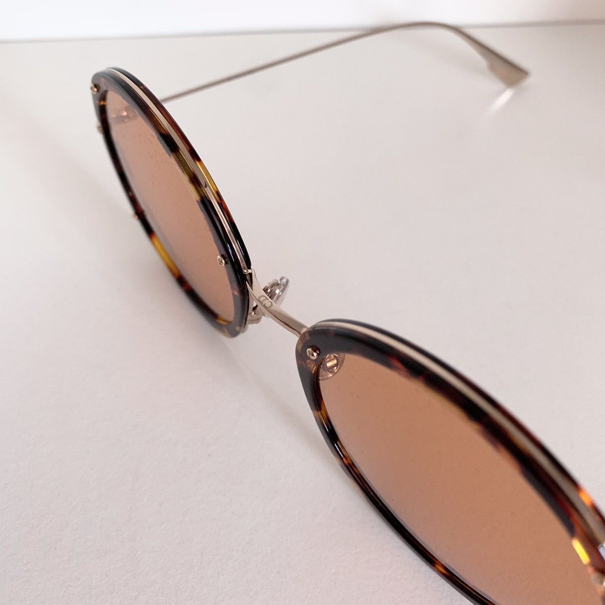 Dior Dior large round amber sunglasses Size ONE SIZE - 13 Thumbnail