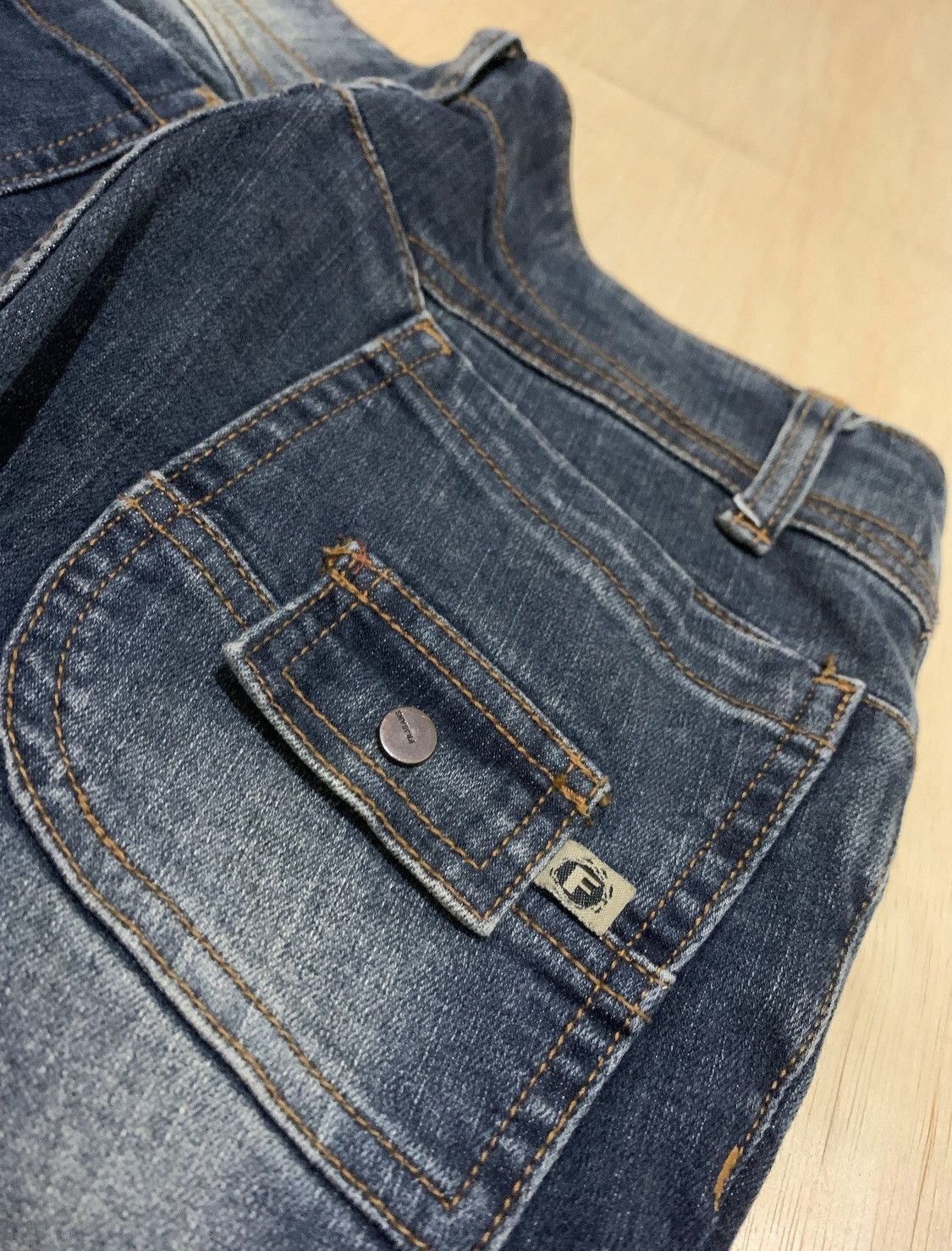 20471120 × If Six Was Nine × Japanese Brand Flare FR Jeans Bootcu Size US 32 / EU 48 - 6 Thumbnail