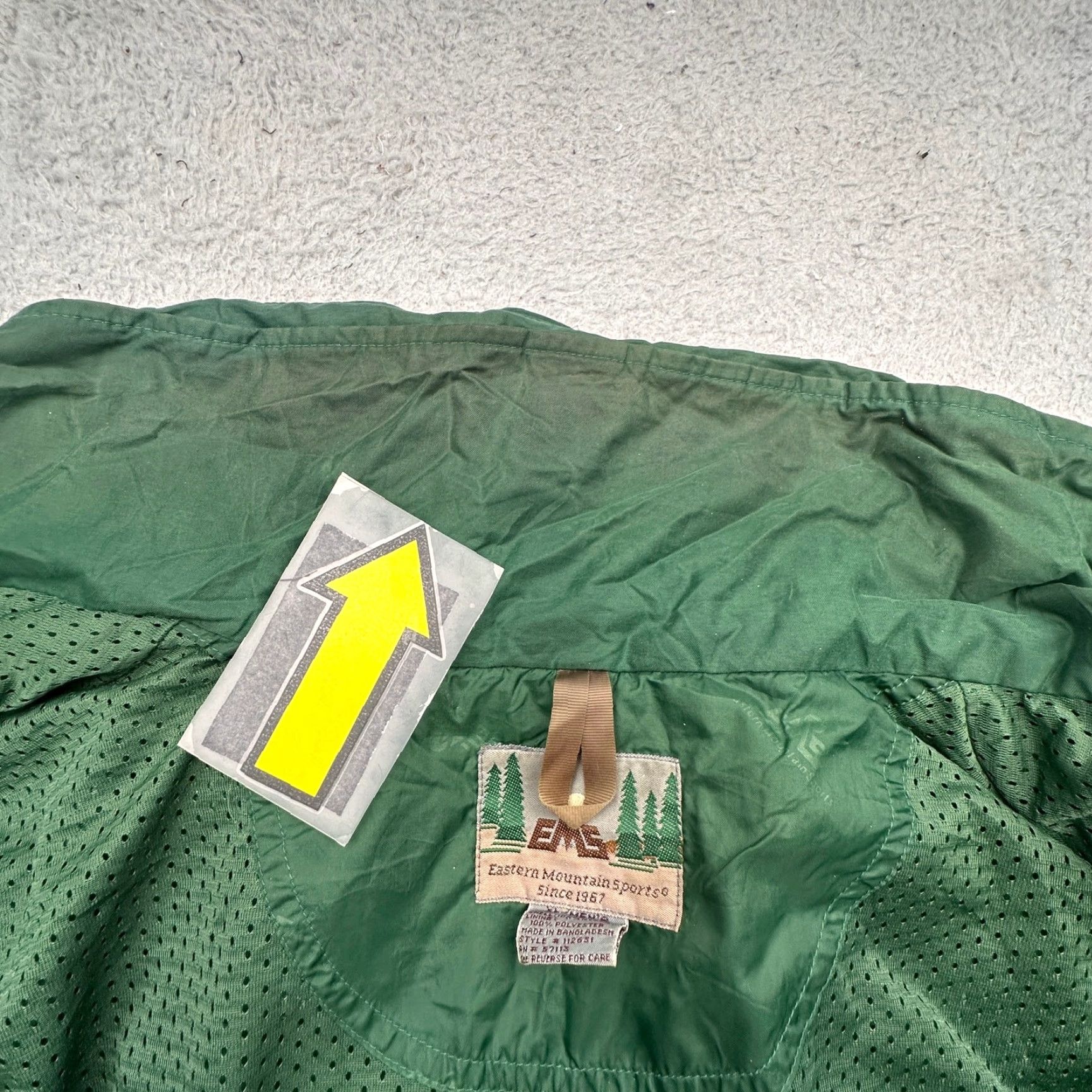 Eastern Mountain Sports VINTAGE EMS Nylon Jacket Men's XL Zip Green Windbreaker 90s Size US XL / EU 56 / 4 - 7 Thumbnail